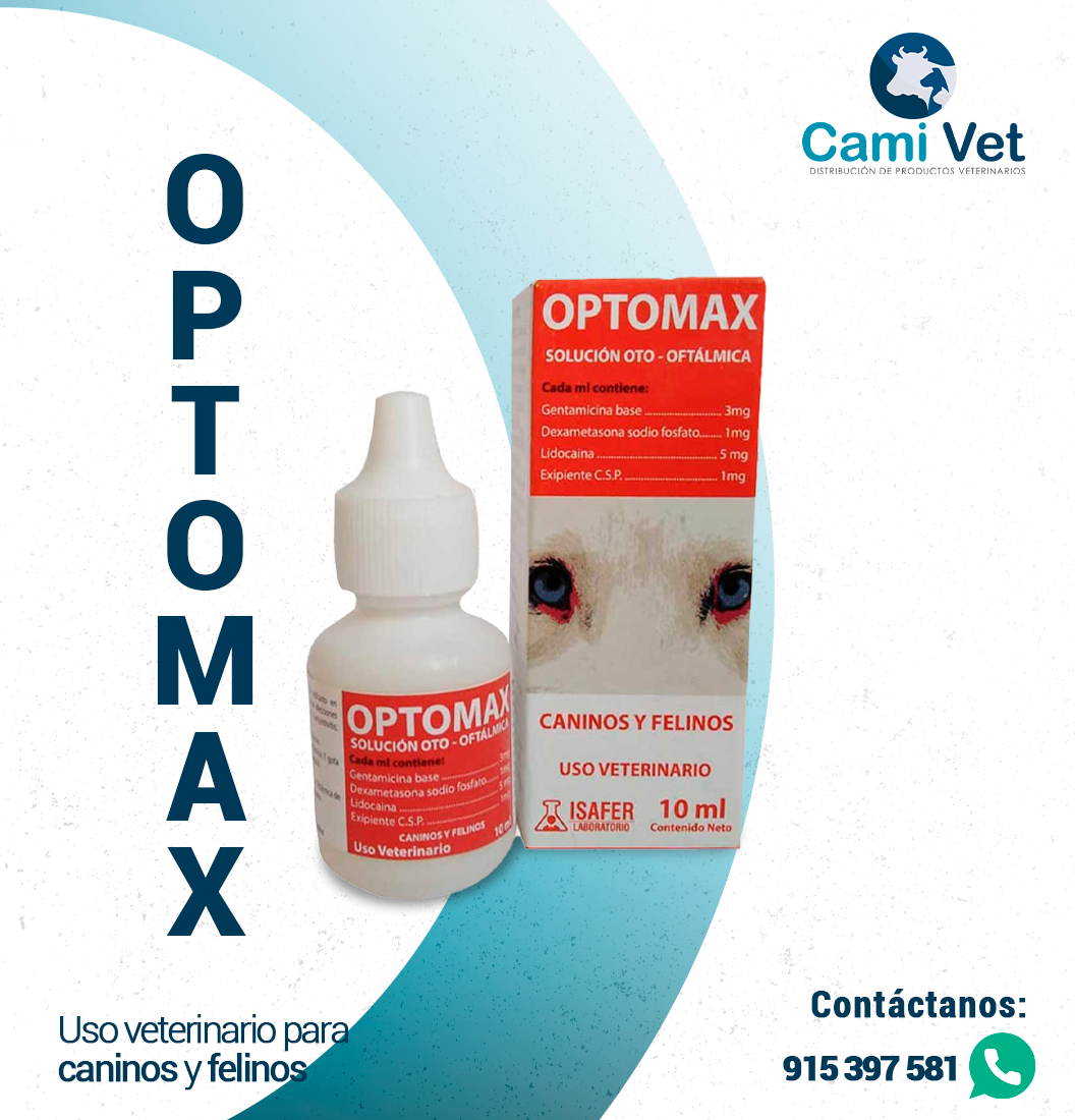🐶Optomax🐶 solución Oftálmica... - Distribuciones CAMI VET | Facebook