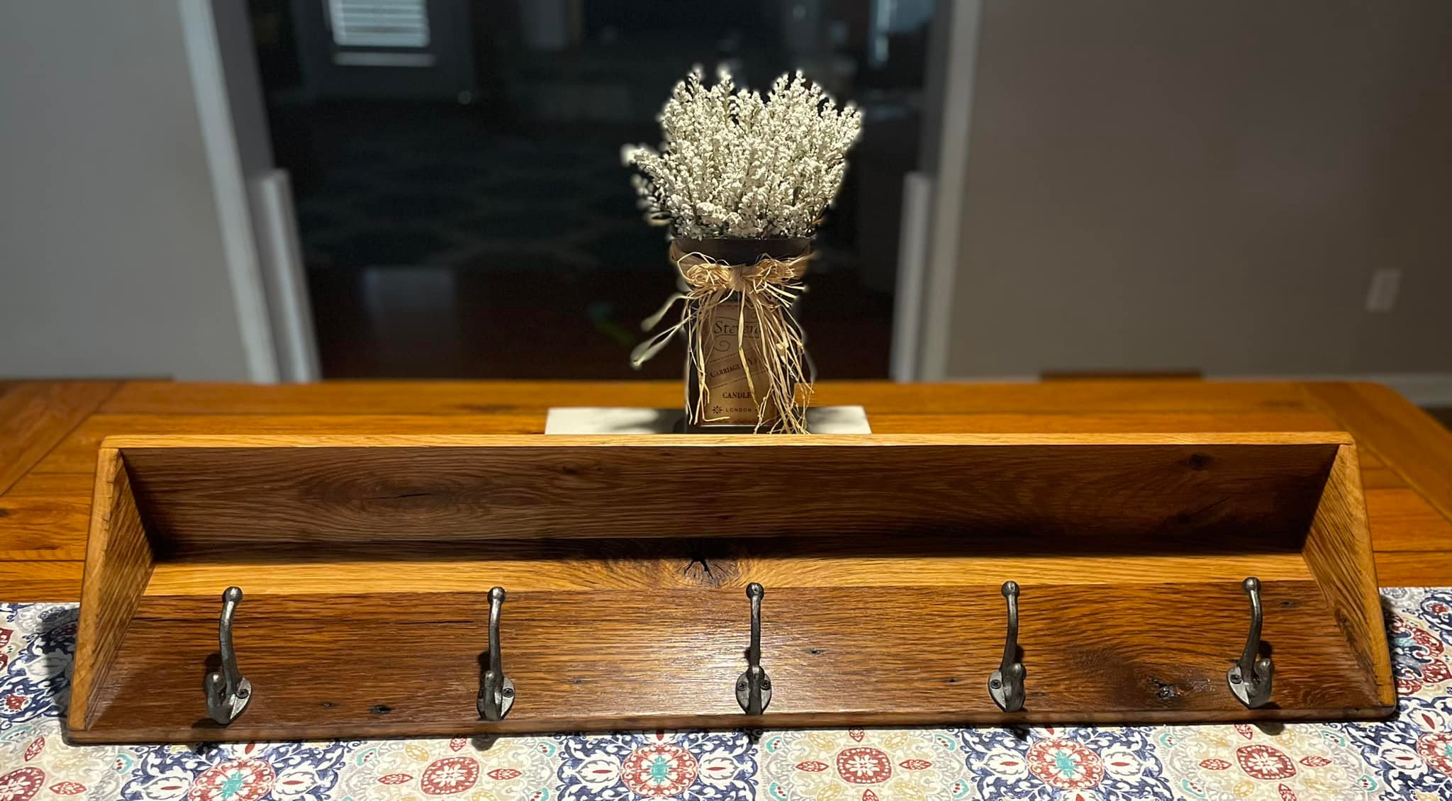 This is a pottery barn style wood rack/holder. You can see in the