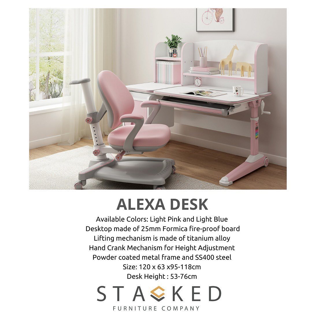 Get to know our Alexa Desk. Swipe... - Stacked Furniture | Facebook