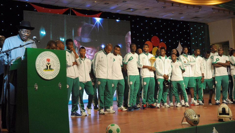 Vanguard News - Nigerian President Goodluck Jonathan speaks during the ...