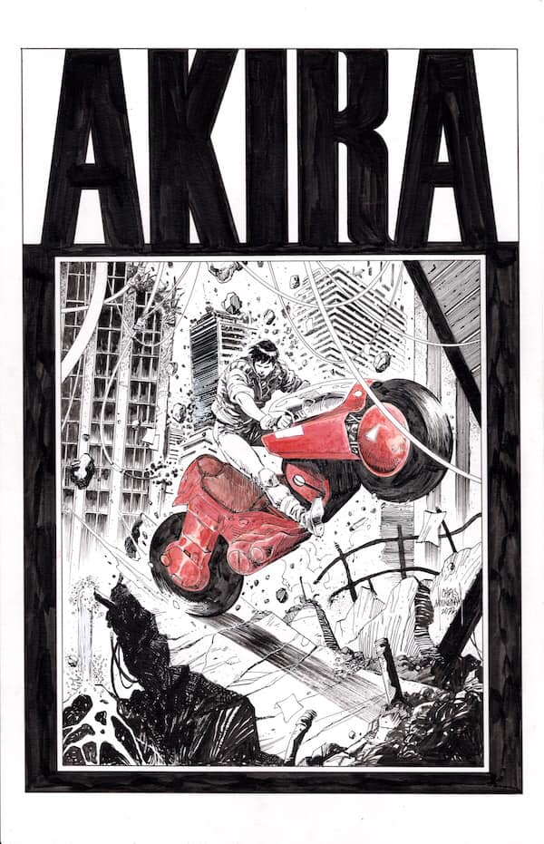 Original AKIRA color guides by Steve Oliff *and* KATSUHIRO OTOMO
