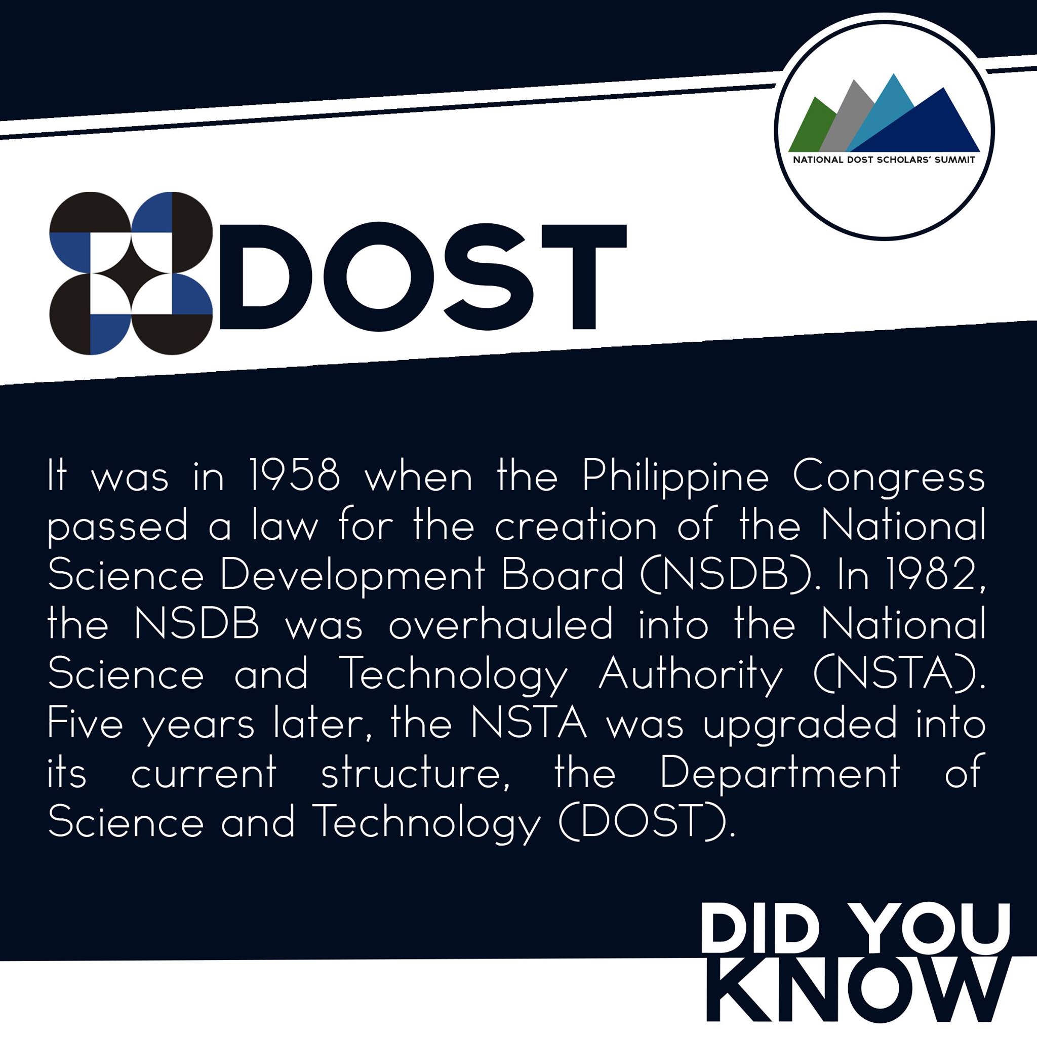 DID YOU KNOW... ... that... - UP DOST Scholars' Association