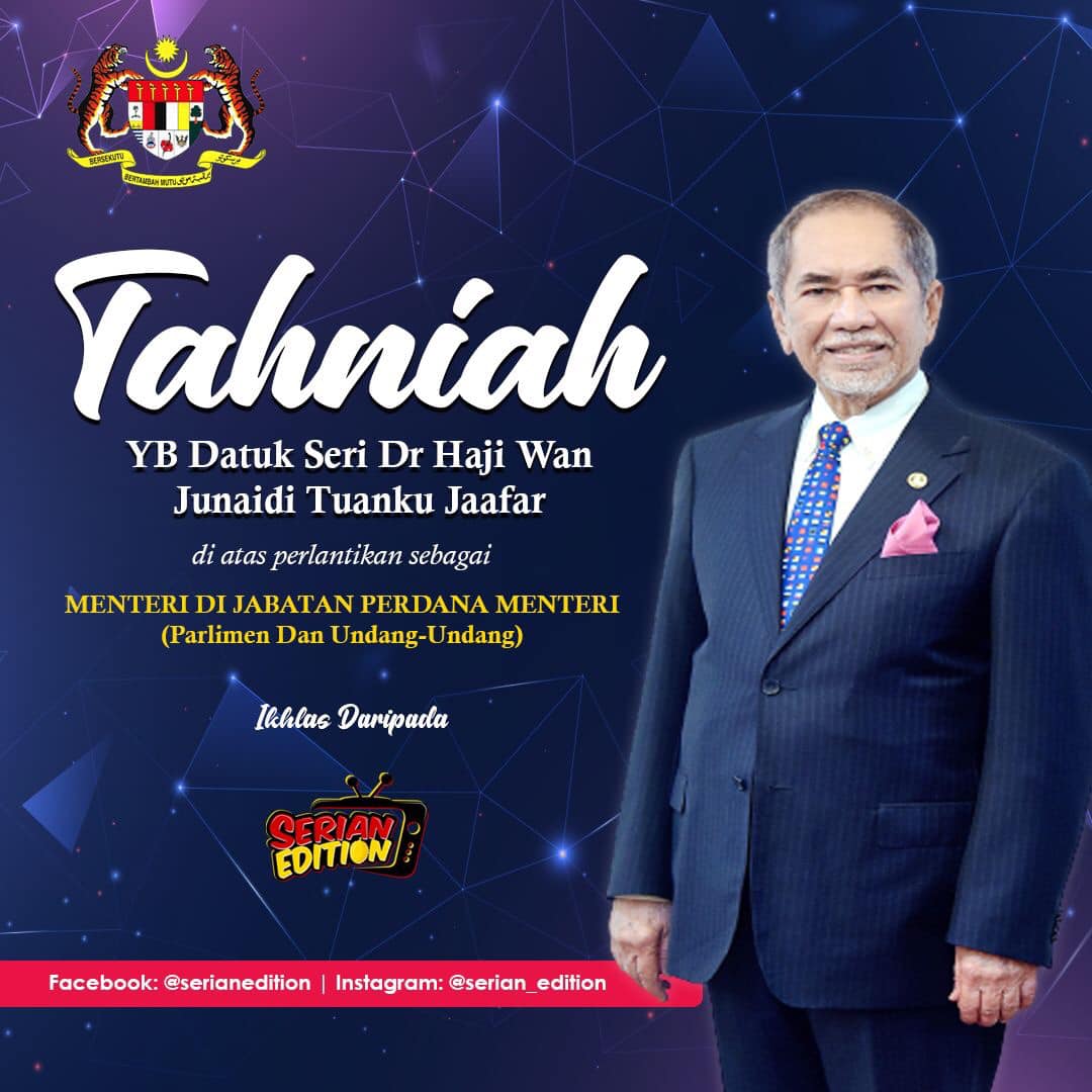 Serian Edition - TAHNIAH, Diucapkan kepada Ahli Parlimen...