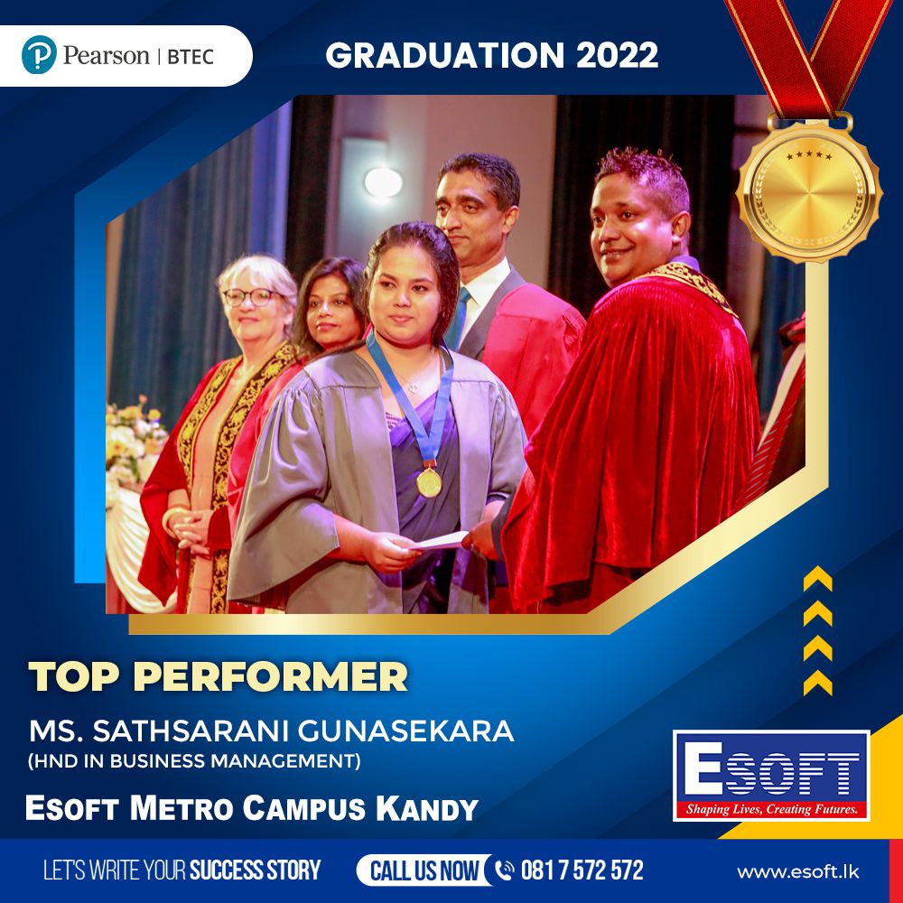 ESU Kandy - Congratulations Ms. Sathsarani Gunasekara for... | Facebook
