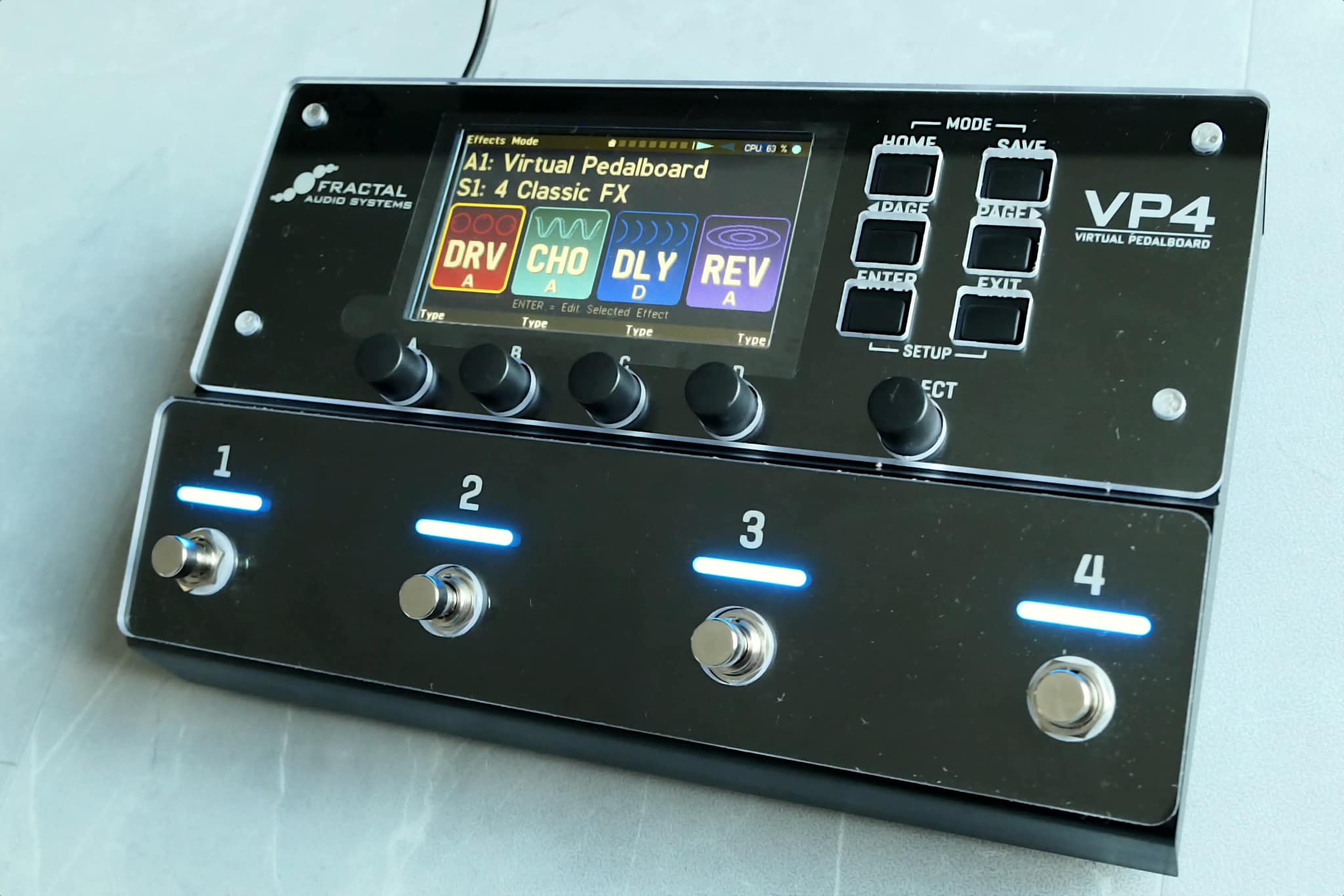 Polycarbonate KnK Shields for Fractal Audio virtual pedalboard