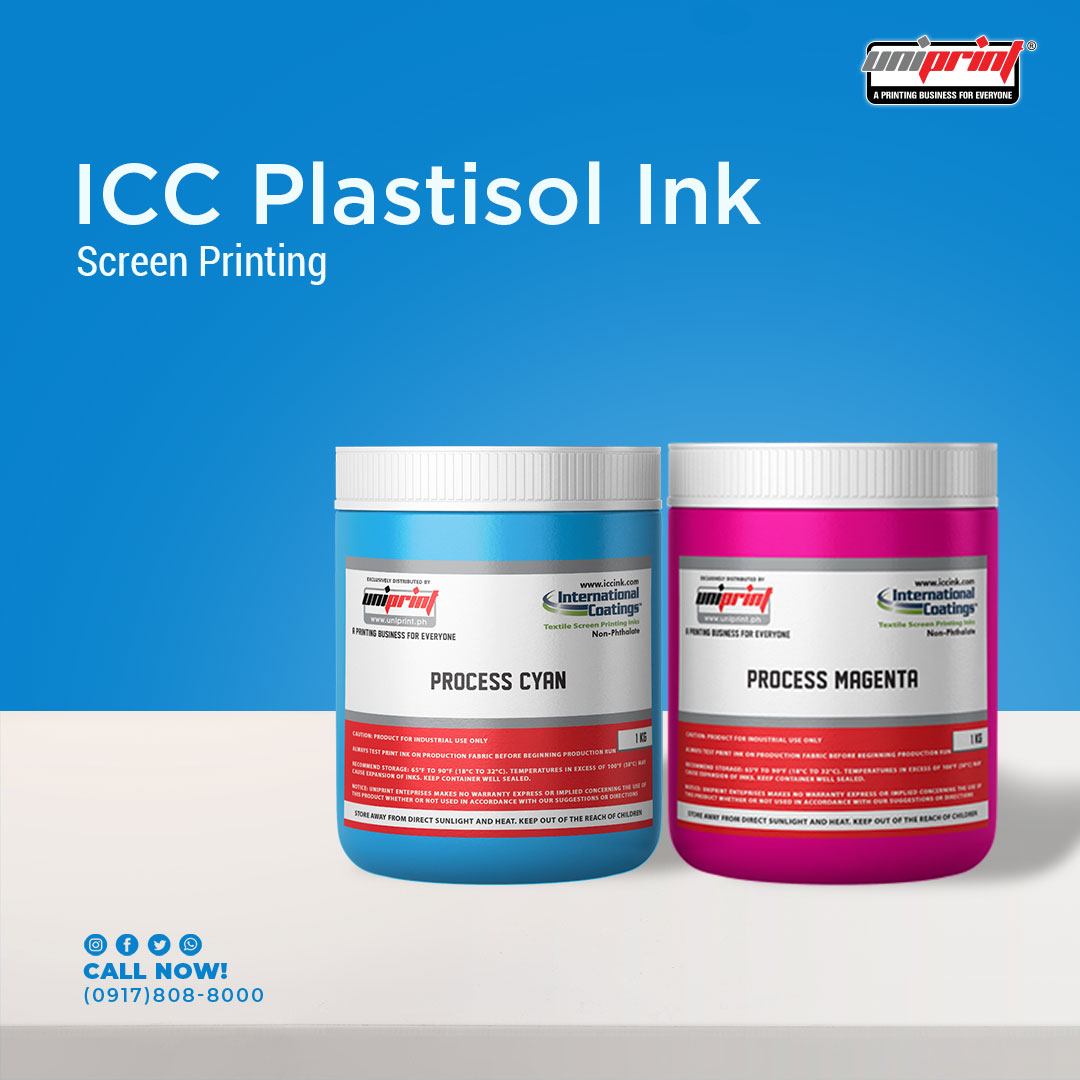 Uniprint - A Printing Business for Everyone - ICC Plastisol inks are ...