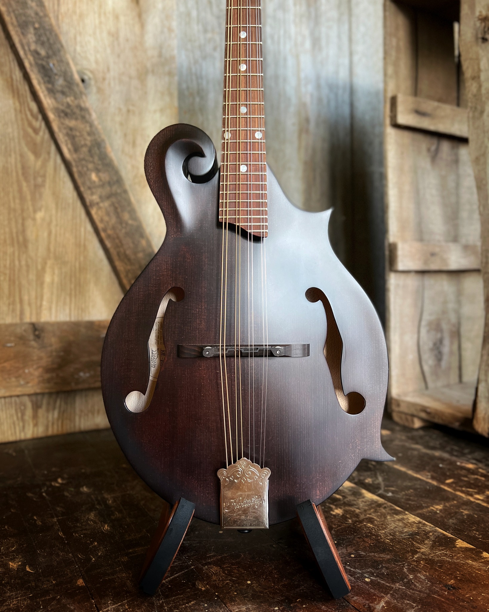 Is the Kentucky KM700 mandolin solid wood?