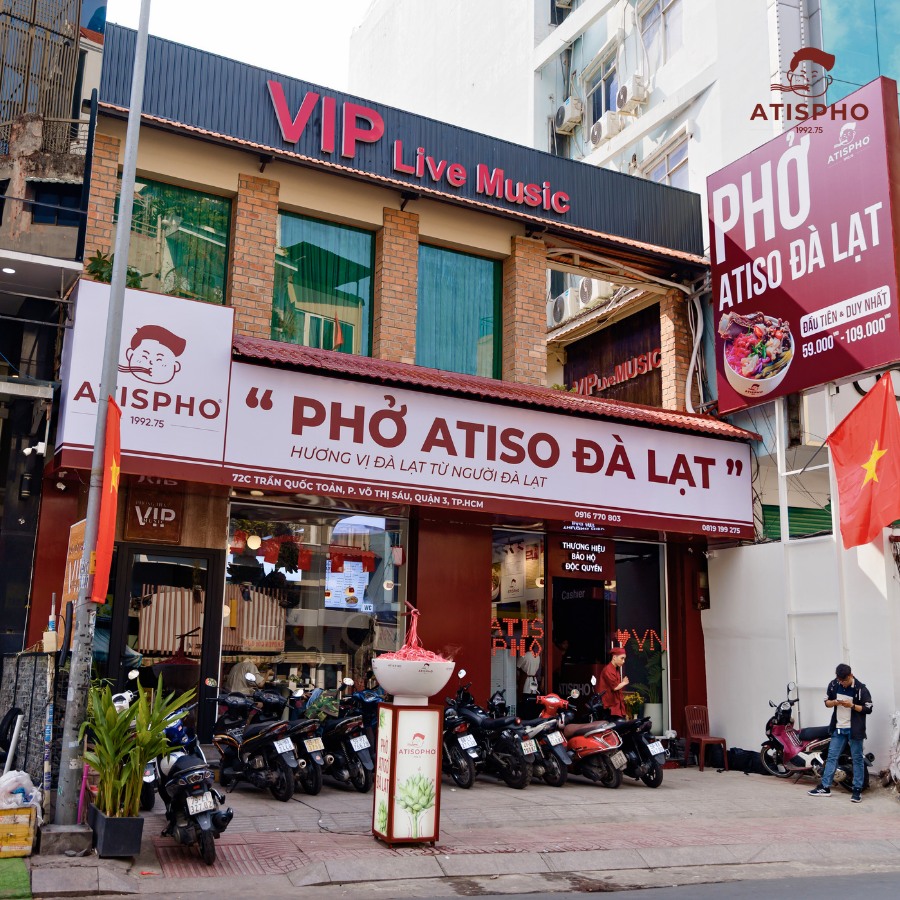 Atispho -... - Atispho - Phở Atiso Đà Lạt - Chi nhánh Sài Gòn