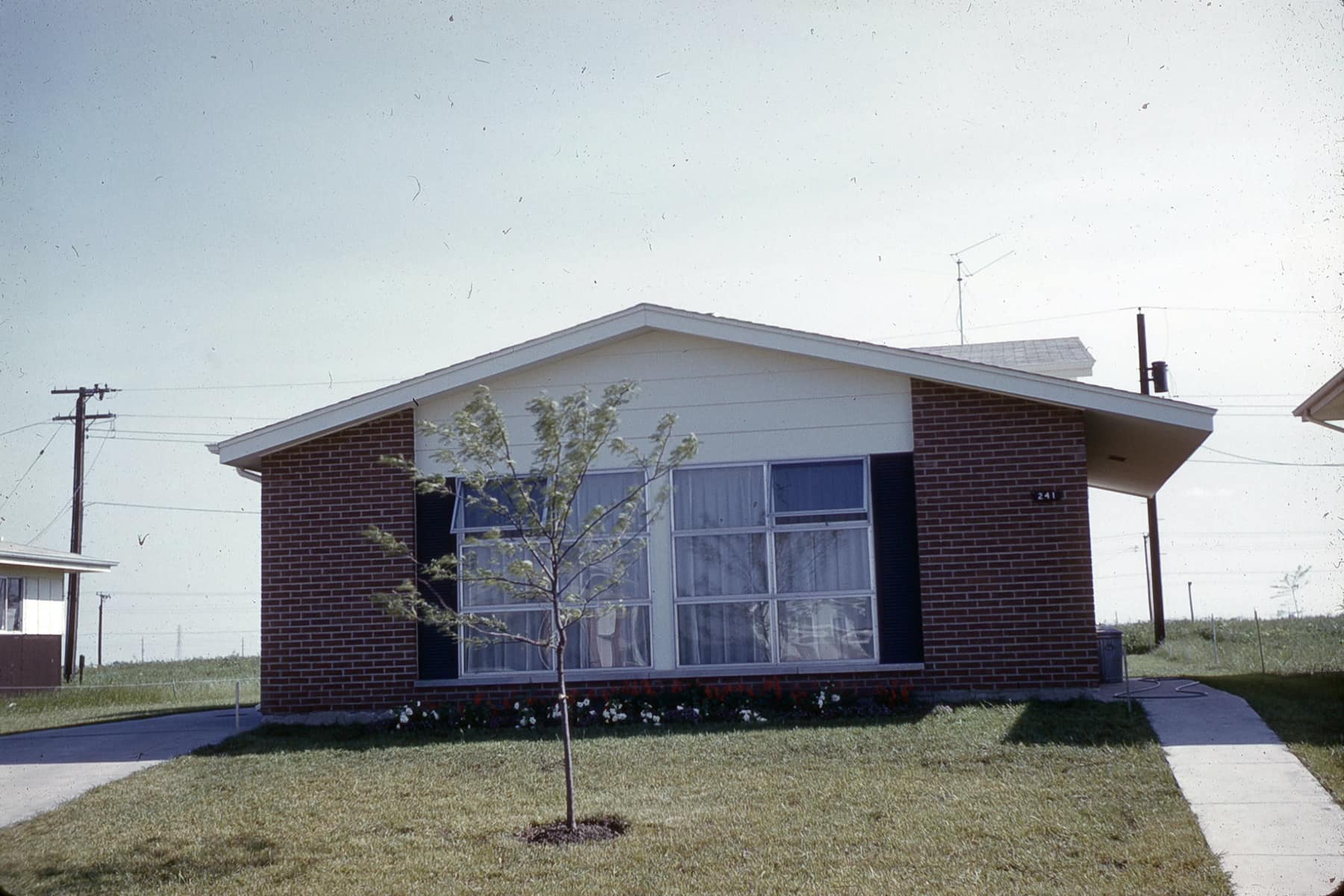 My parents' house (until 2005) on Indiana Street, in 1960 and