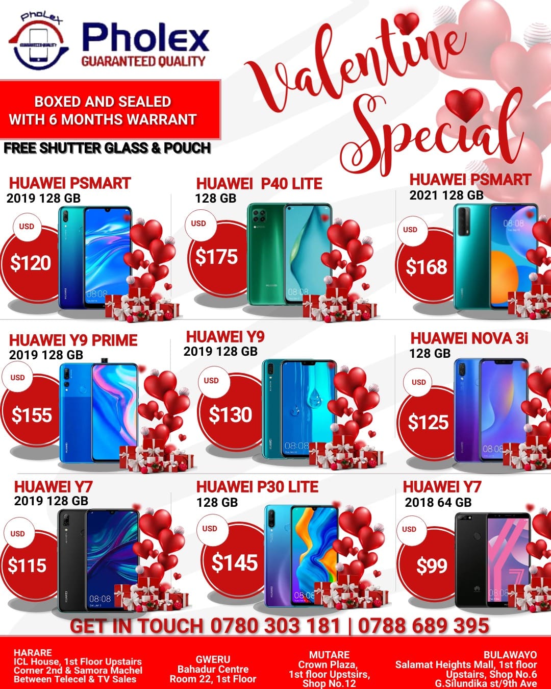 Pholex - Valentine Specia( Harare /Mutare/Bulawayo /Gweru)Boxed and ...