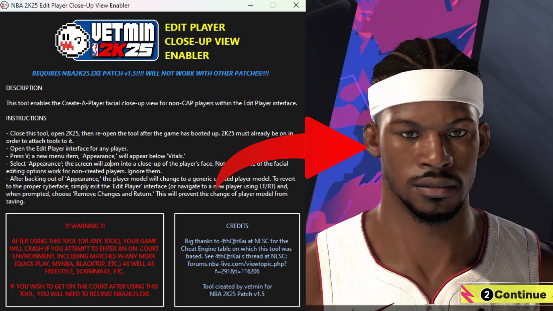 2kspecialist - NBA 2K25 Edit Player Close-Up View Tool 🔥 - This mod ...