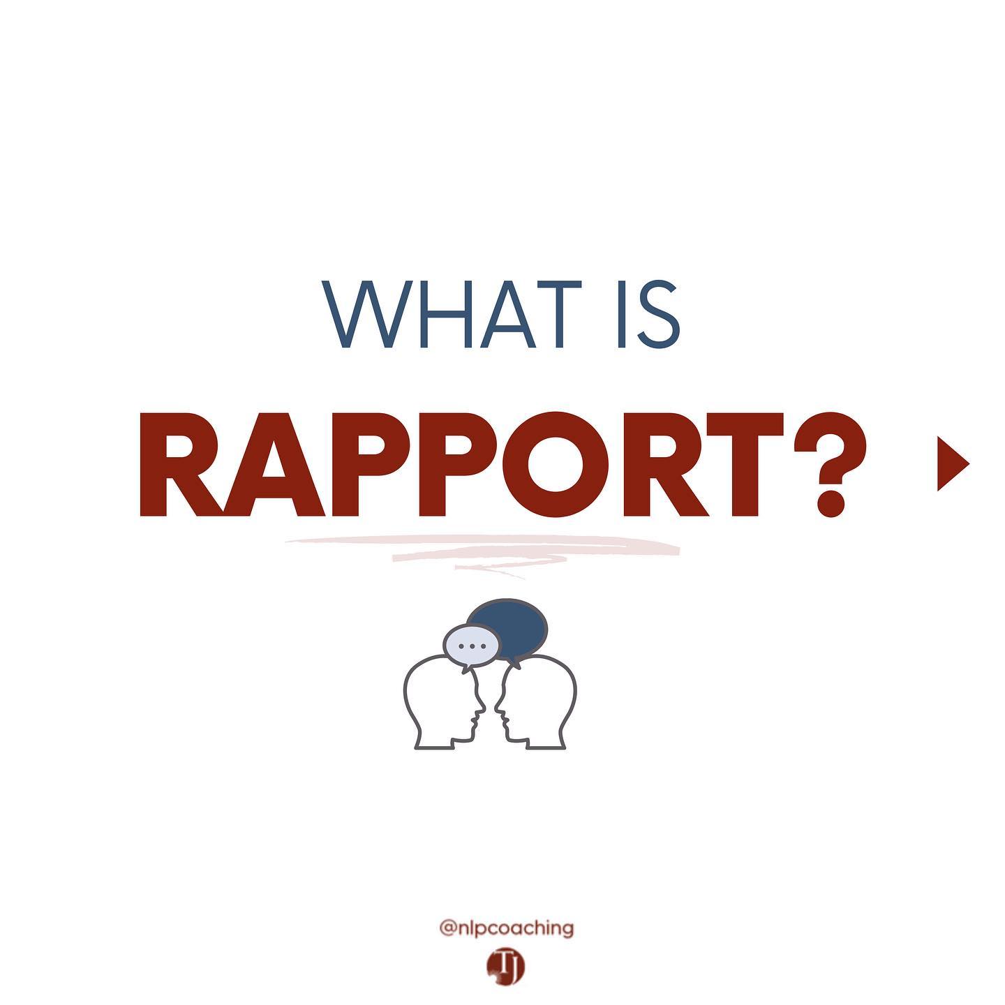 Rapport in NLP is one of... - The Tad James Co NLP Trainings | Facebook