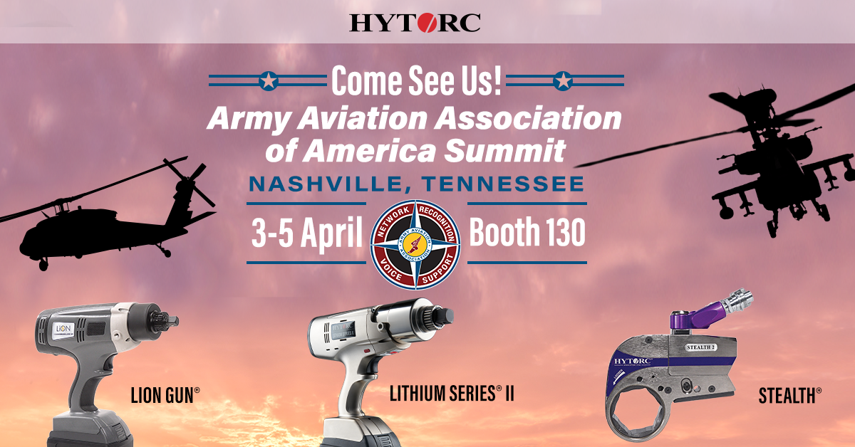 HYTORC - Come join us at Quad-A! Speak with former Crew Chief SGT. Mike ...
