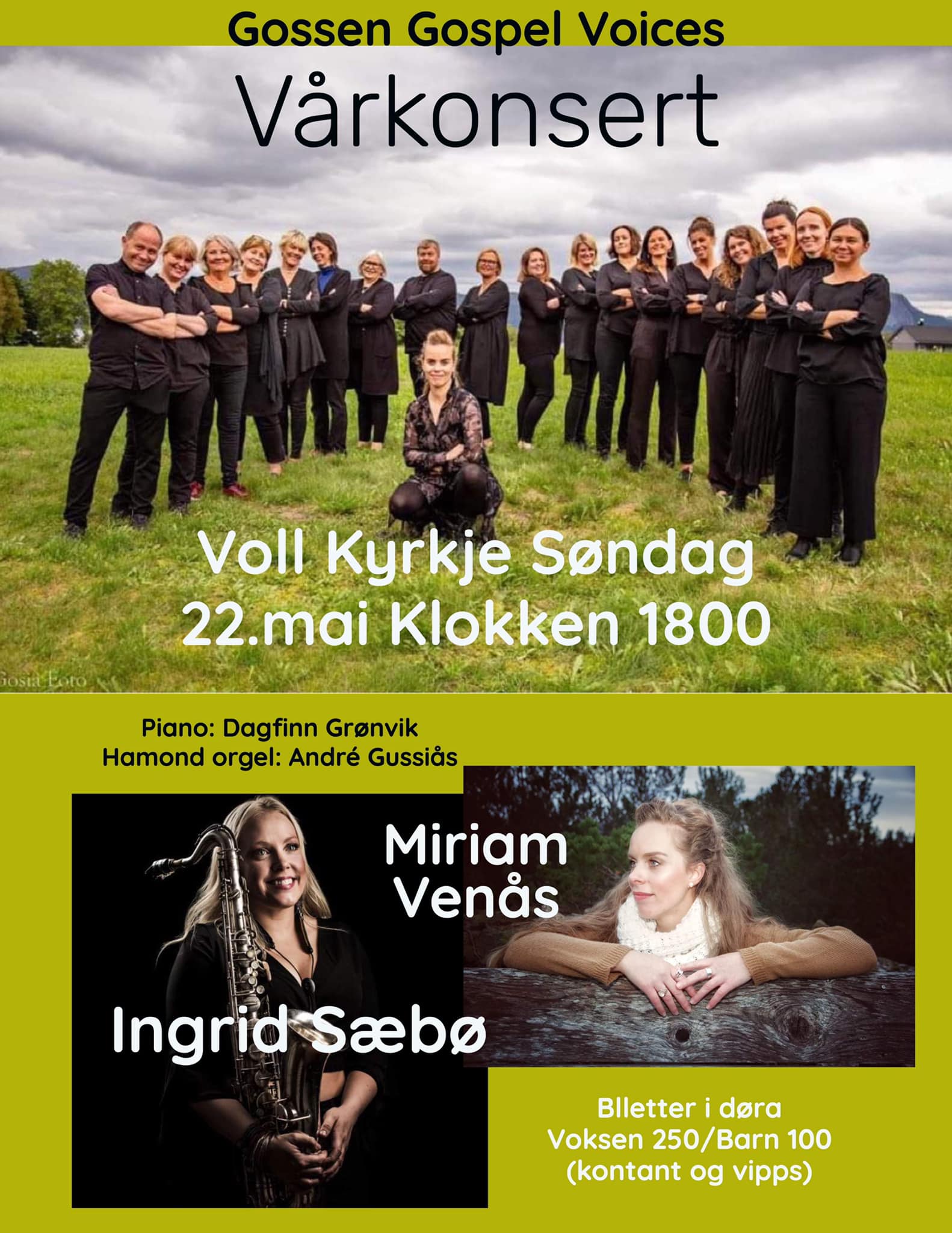 Måndalen | Da blir det endelig konsert i Måndalen🤩👍 Sett av søndag 22. ...