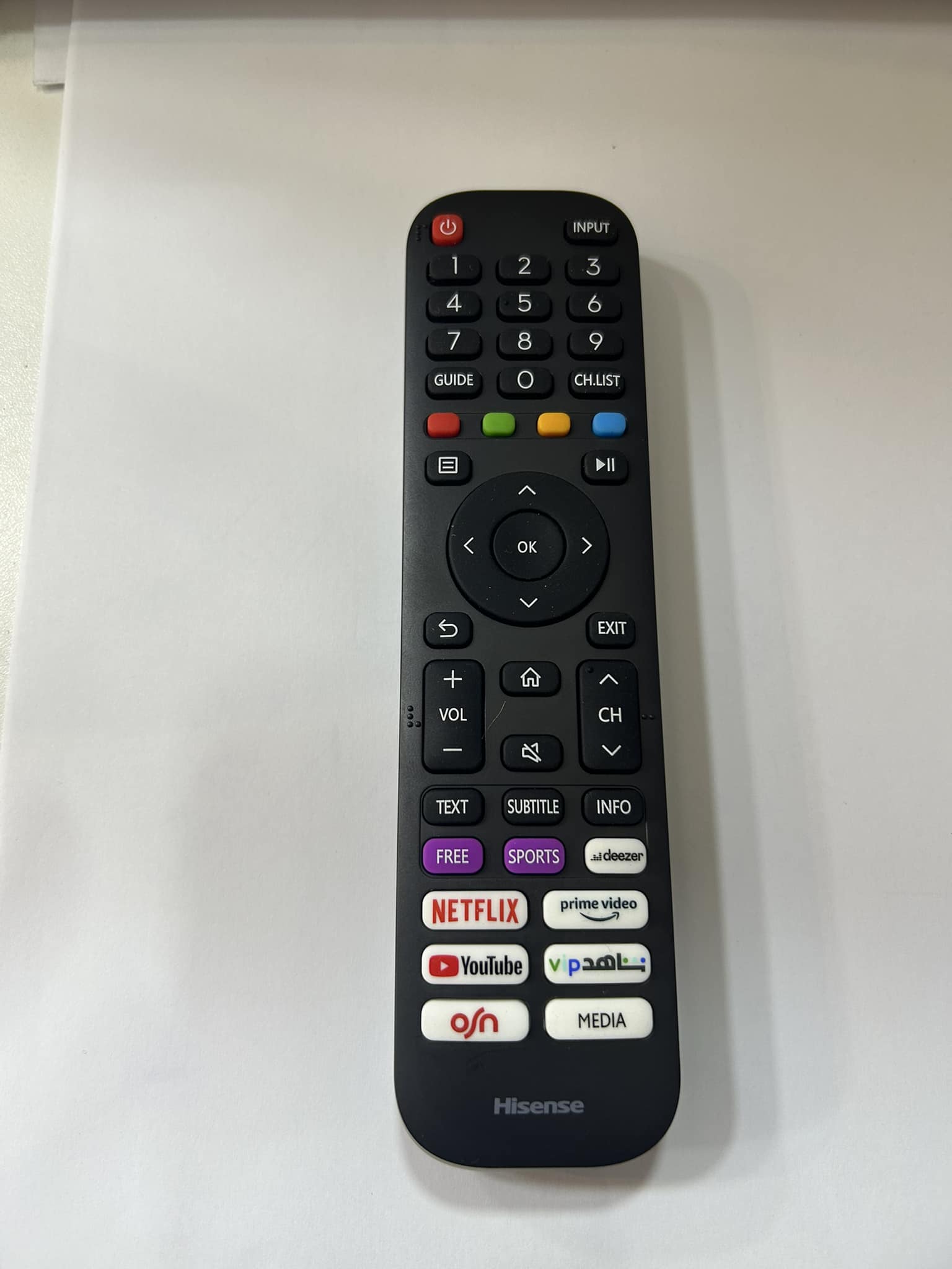 Télécommande Hisense EN2G30H - Neuf Emballé - Compatible Modèles Hisense - Remplacement Télécommande TV