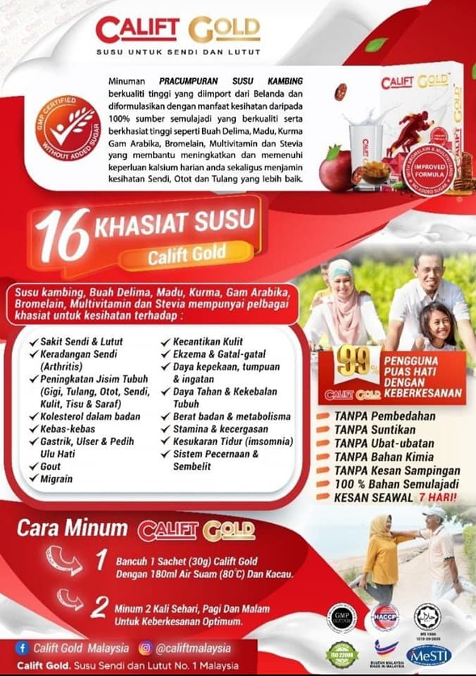 100% Halal & Muslim Owned Business SG | Calift Gold, minimum Kesihatan ...