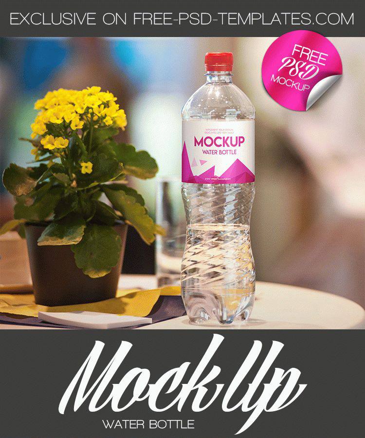 Free Water Bottle Mock-up in PSD... - Free PSD Templates | Facebook