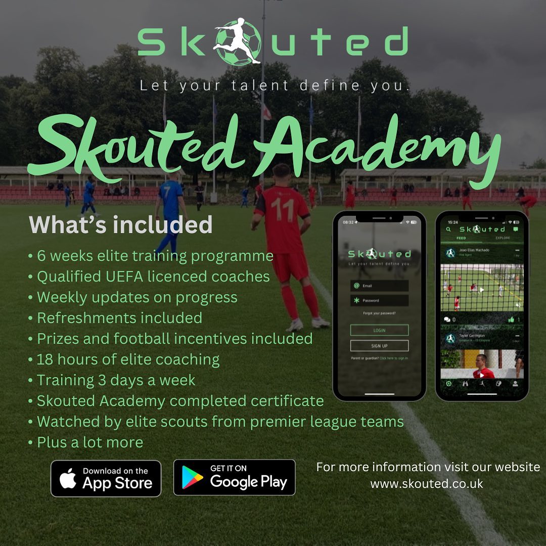 SkoutedFootball - 🚨The Skouted academy is official open 🚨... | Facebook