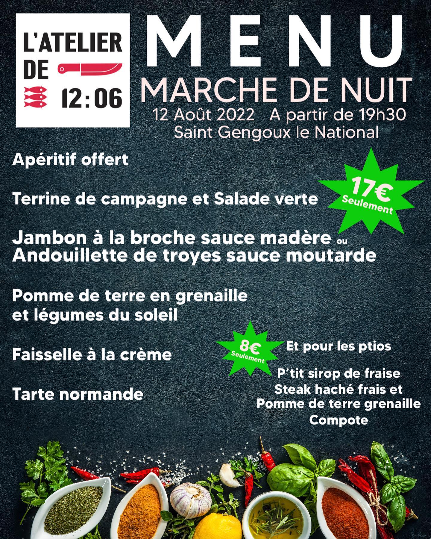 Marché De Nuit Saint Gengoux Le National 2022