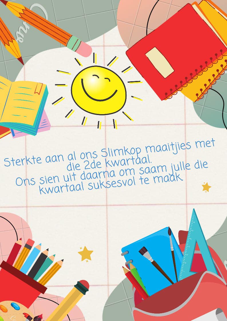 Baie geluk aan elke Slimkoppie met... - Slimkop Nasorgsentrum