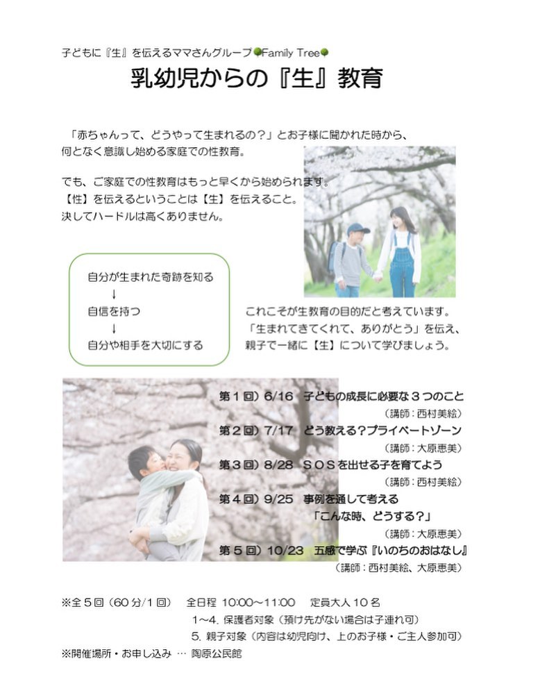 子どもに 生 を伝えるママさんグループ Family Tree Home Facebook