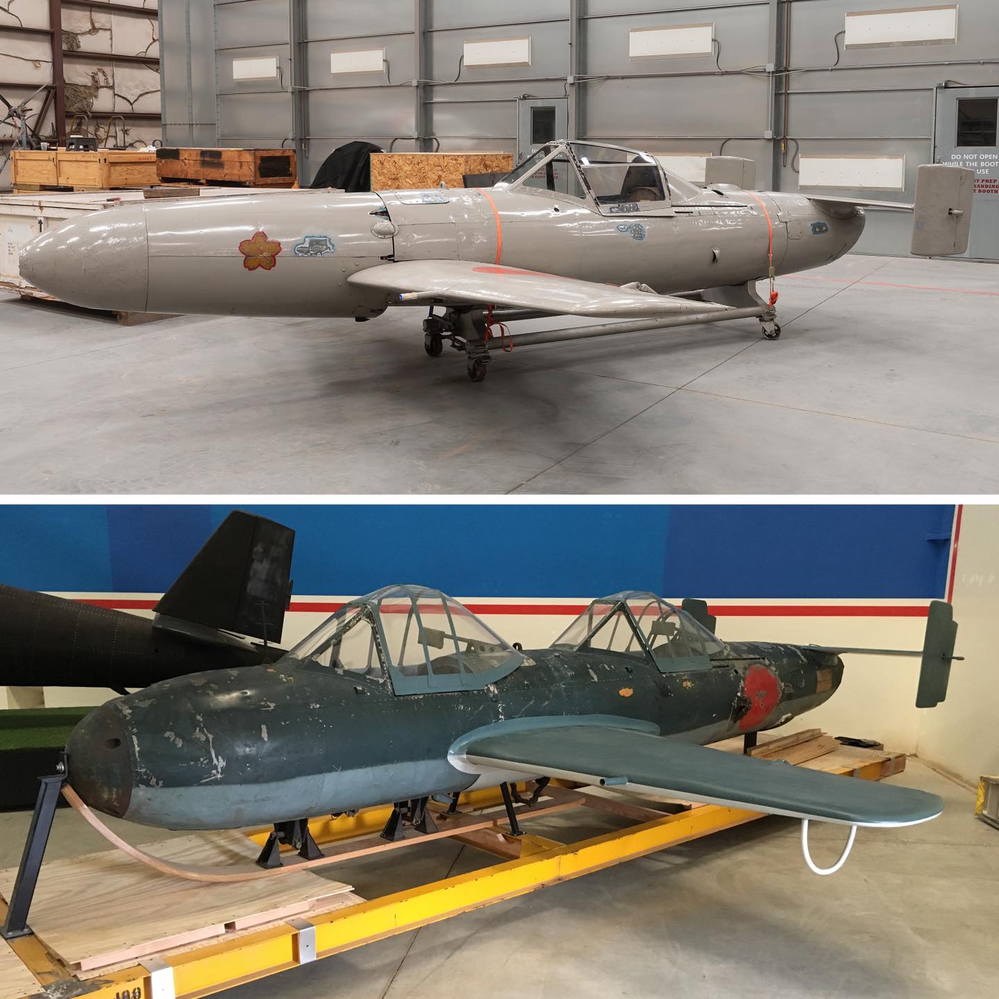 Japanese ohka model 11 kamikaze aircraft