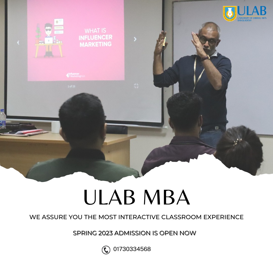 ULAB MBA - At the ULAB MBA Program, faculty members...