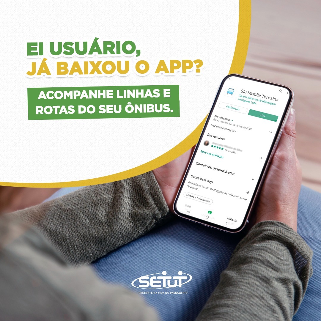 Setut - 📲 Através do app Siu Mobile Teresina você consegue...