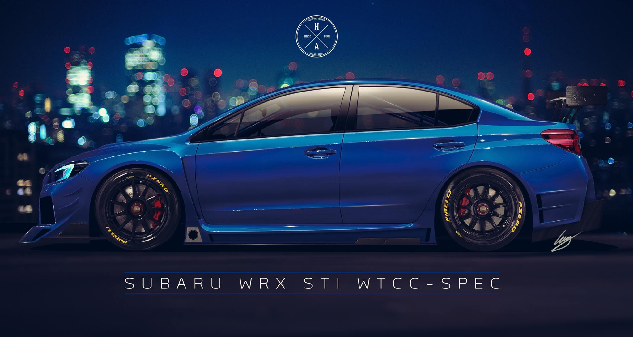 Hansen ART - Subaru WRX STi WTCC-Spec speculative render...