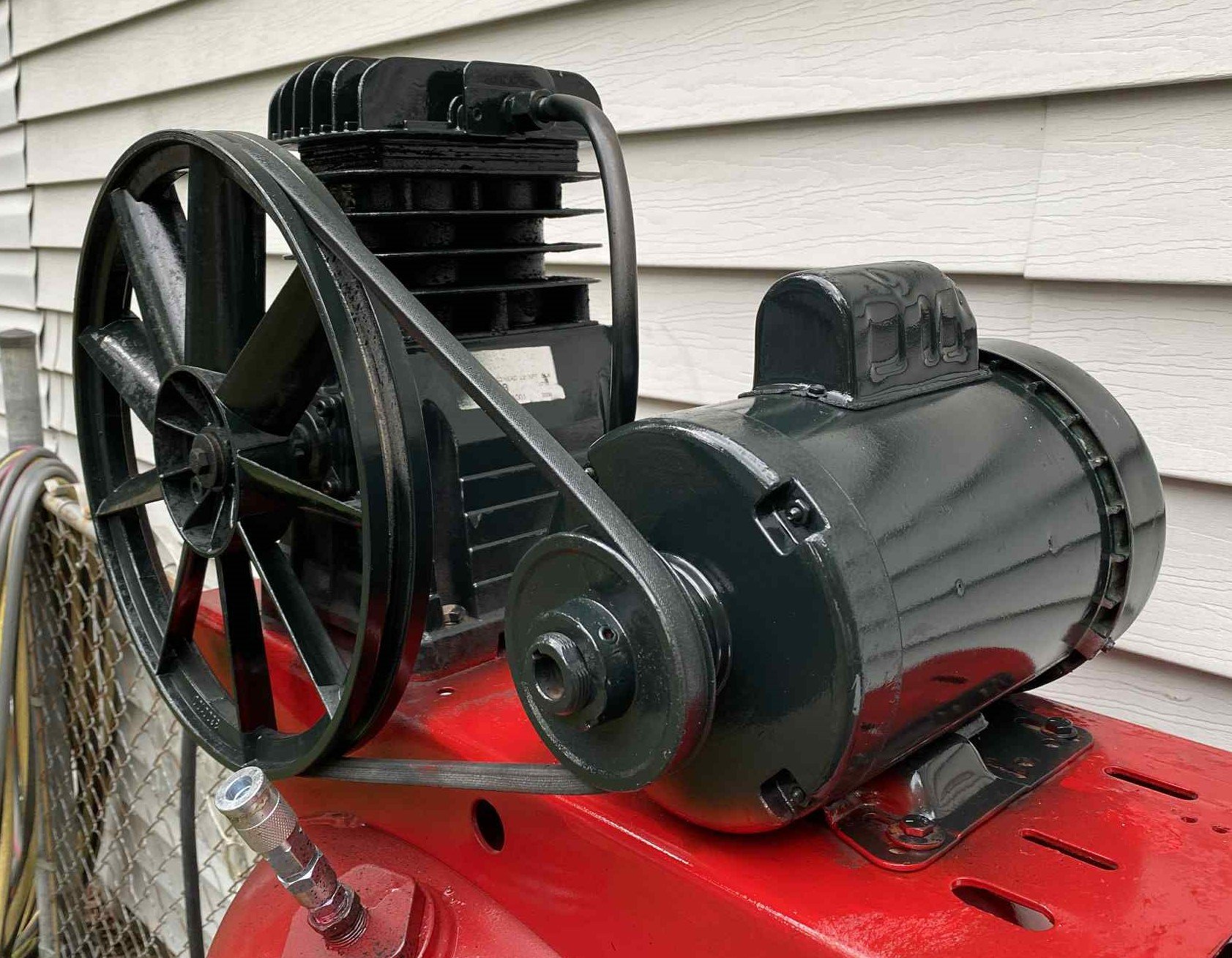 Ingersoll Rand Upright Air Compressor 120 Gallon Tank, 2hp 110v - Air ...