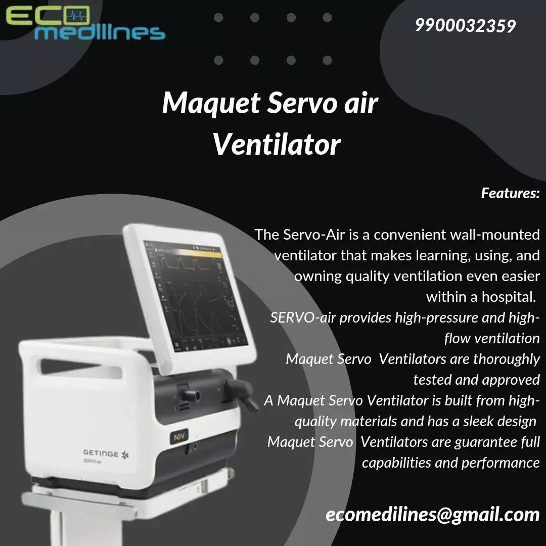 Eco Medilines - Refurbished GE ADU S5 Anesthesia Machine! Tidal volume ...