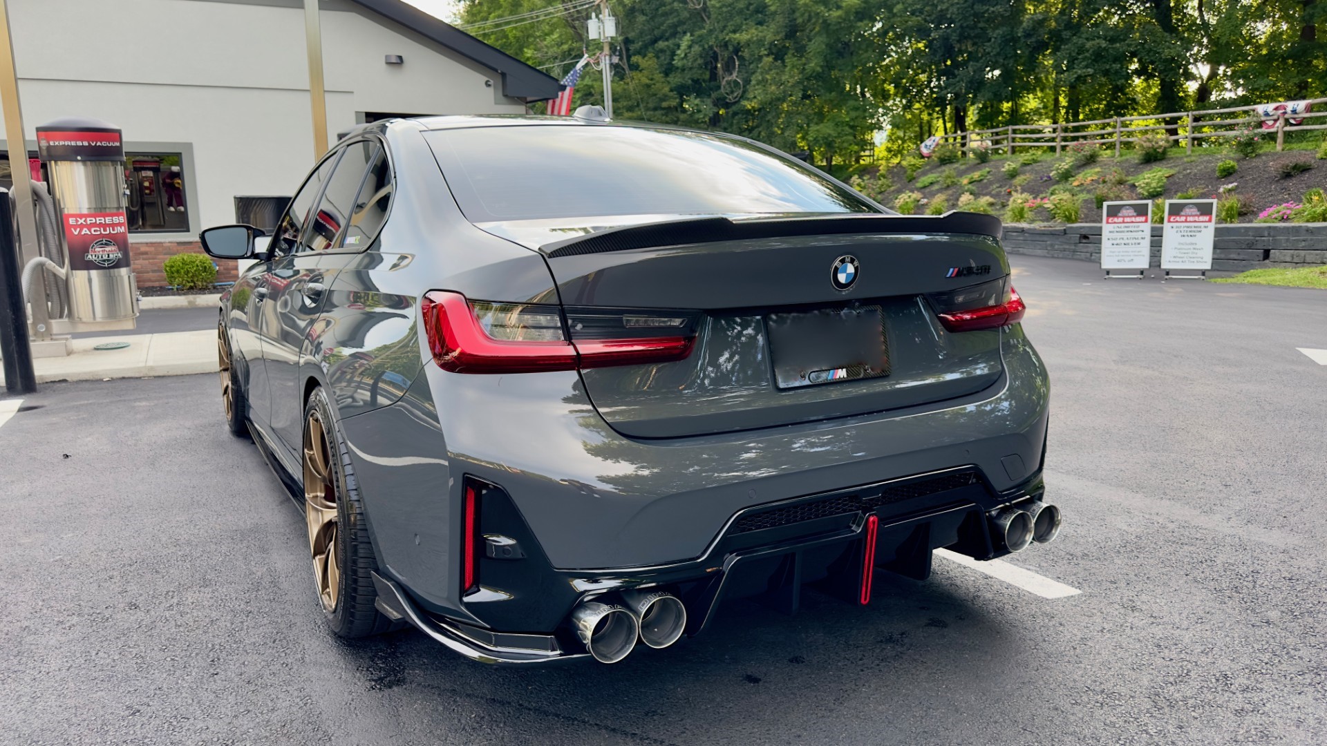 Infinite - Happy M340 customer with an IAW fitted rear diffuser, M4 ...