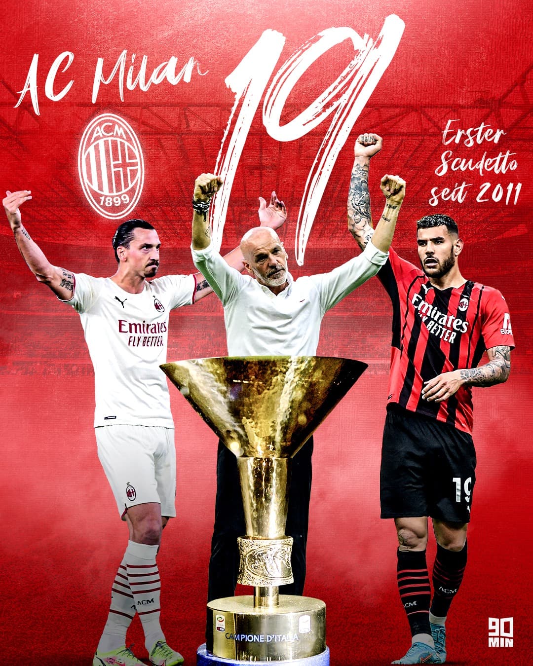 OnThisDay in 2011, AC Milan won their most recent Scudetto