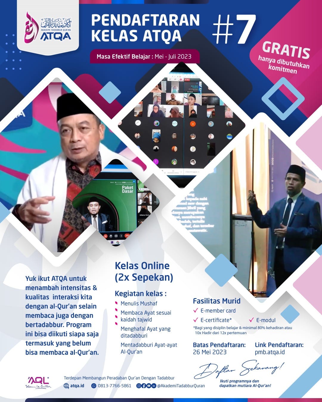 📣 *KABAR BAHAGIA PENDAFTARAN ATQA... - RTQ Al-Furqan Sinjai | Facebook