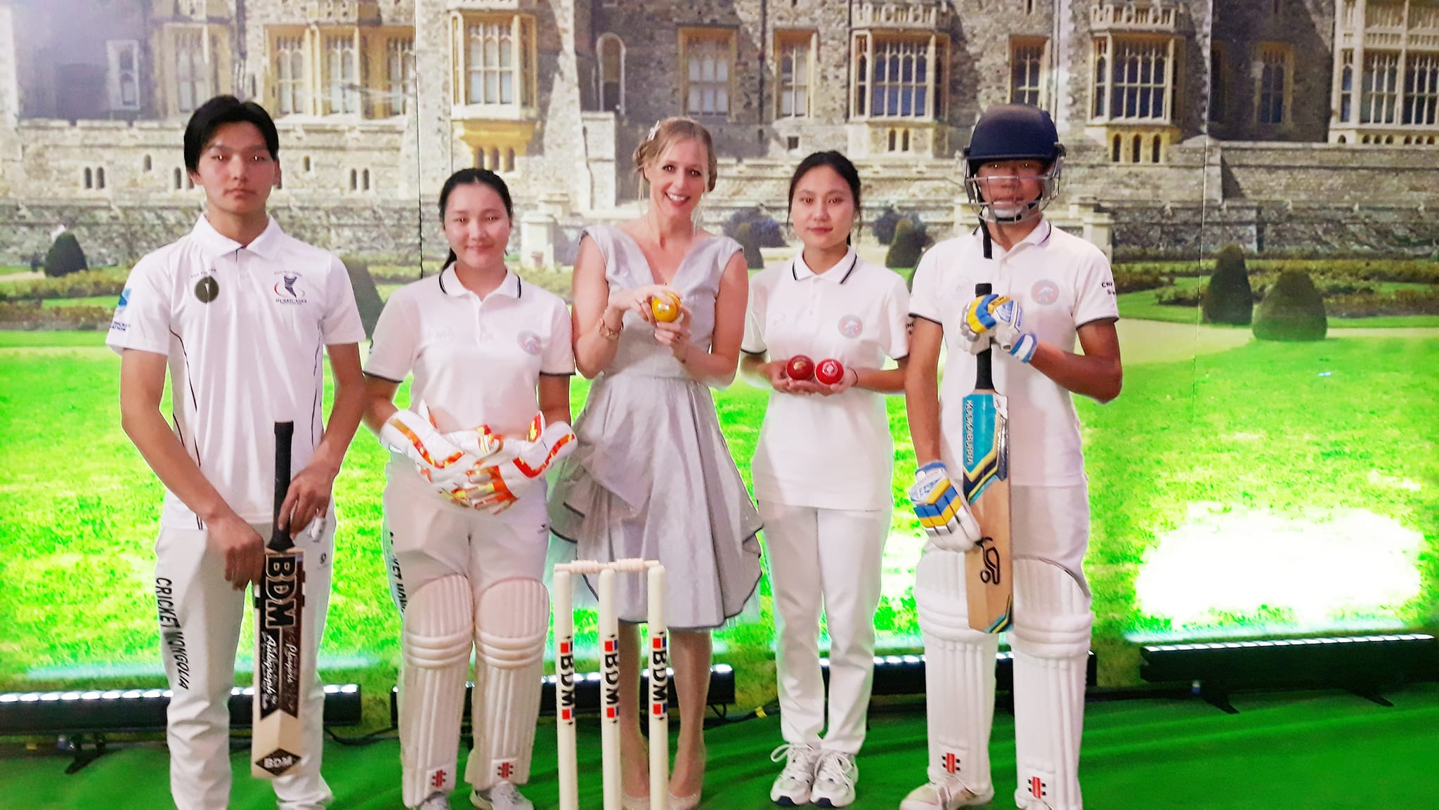 Cricket Mongolia - Ms Charlotte Surun is always encouraging our female ...