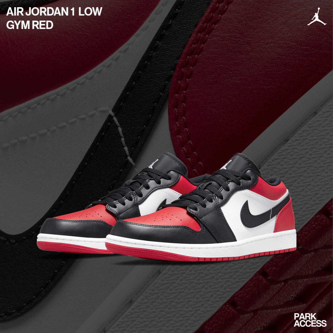 JORDAN LOW Gym 1 靴 AIR NIKE Red