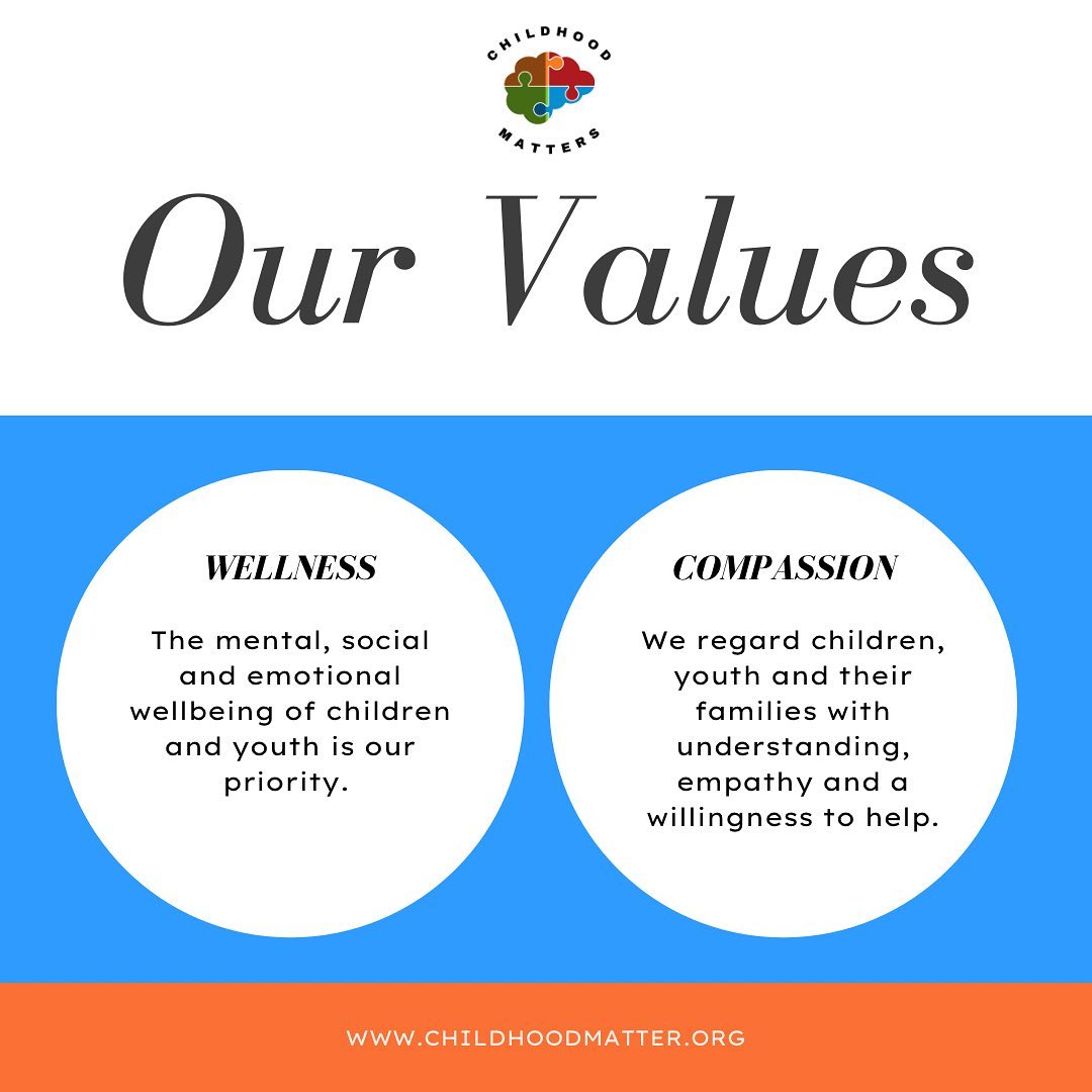 Our core values shape and define who we... - ChildhoodMatters