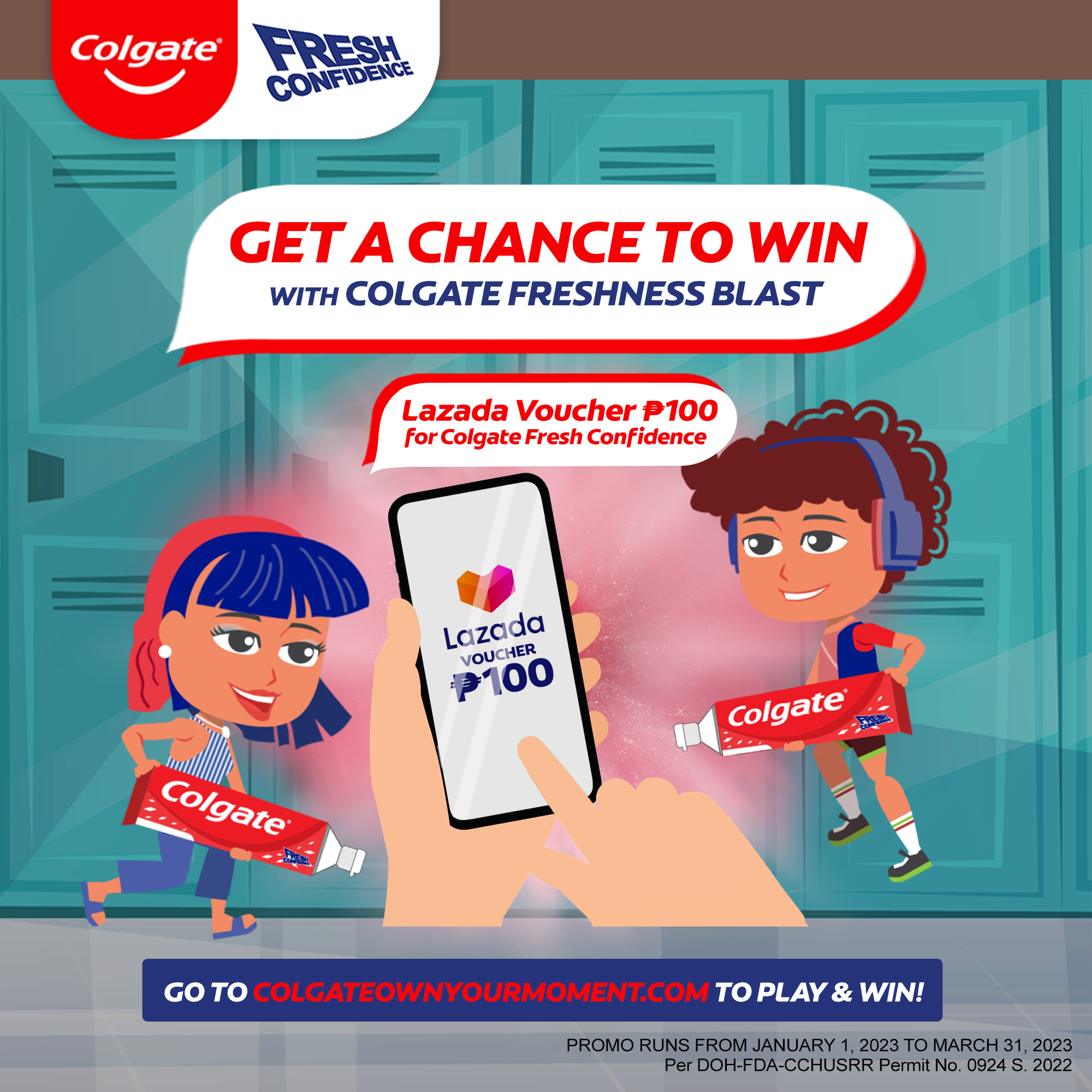 Colgate - Want a chance to win a Lazada voucher worth 100 pesos to buy ...