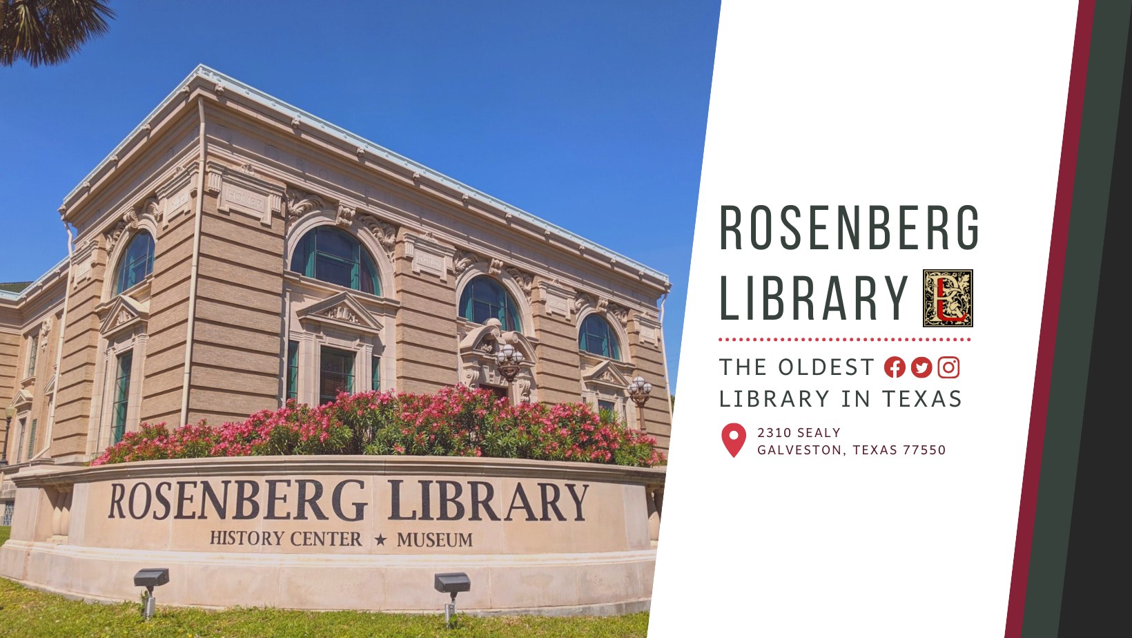 Rosenberg Library | Galveston TX