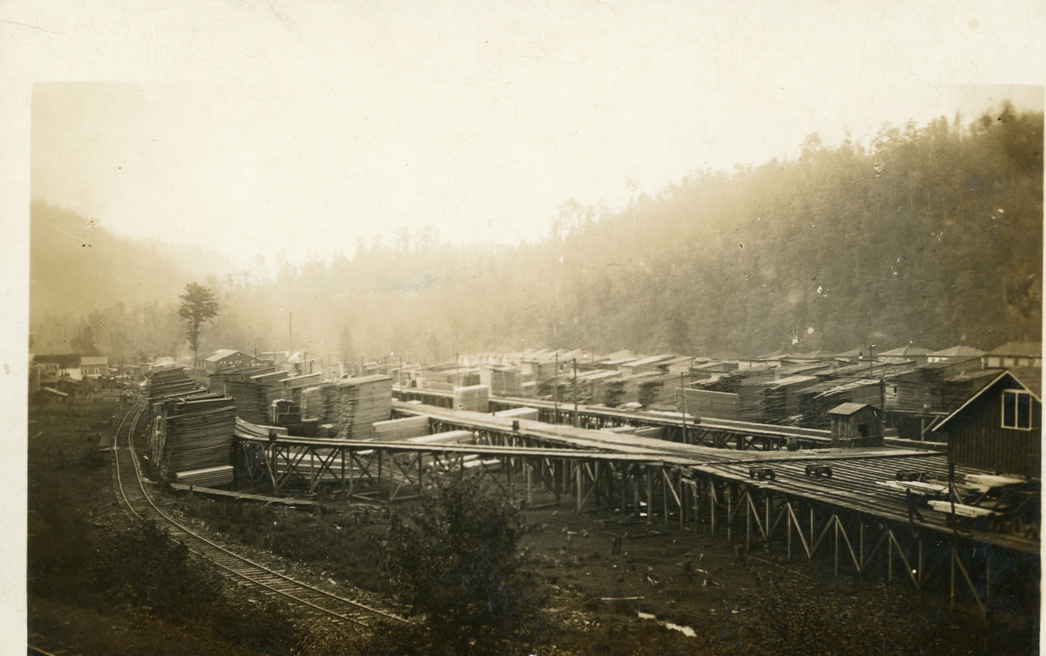 Historic lumberyards in Beverly, WV
