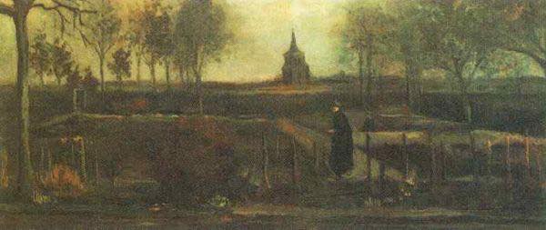 The Parsonage Garden at Nuenen ( Nuenen), 1884 by Vincent van Gogh