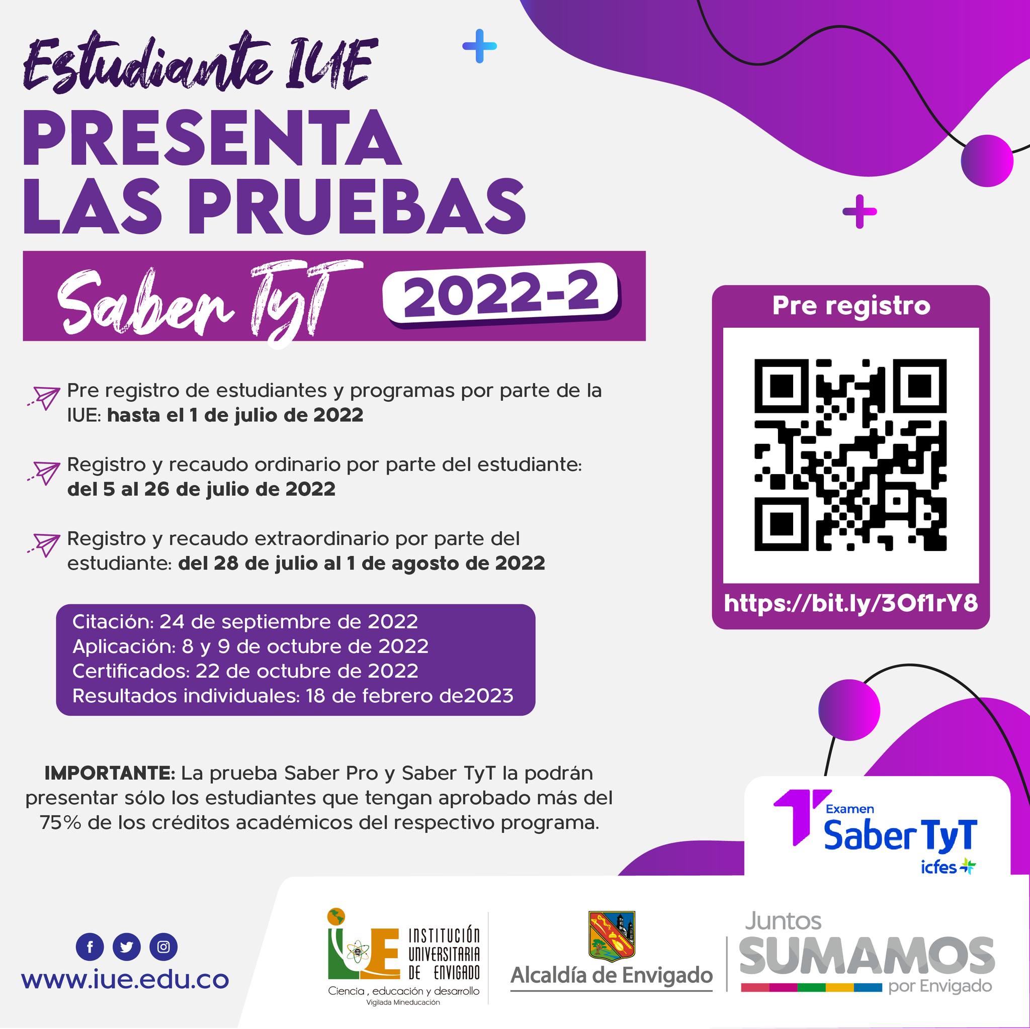 IUE - #EstudianteIUE Si ya aprobaste el 75% de los...