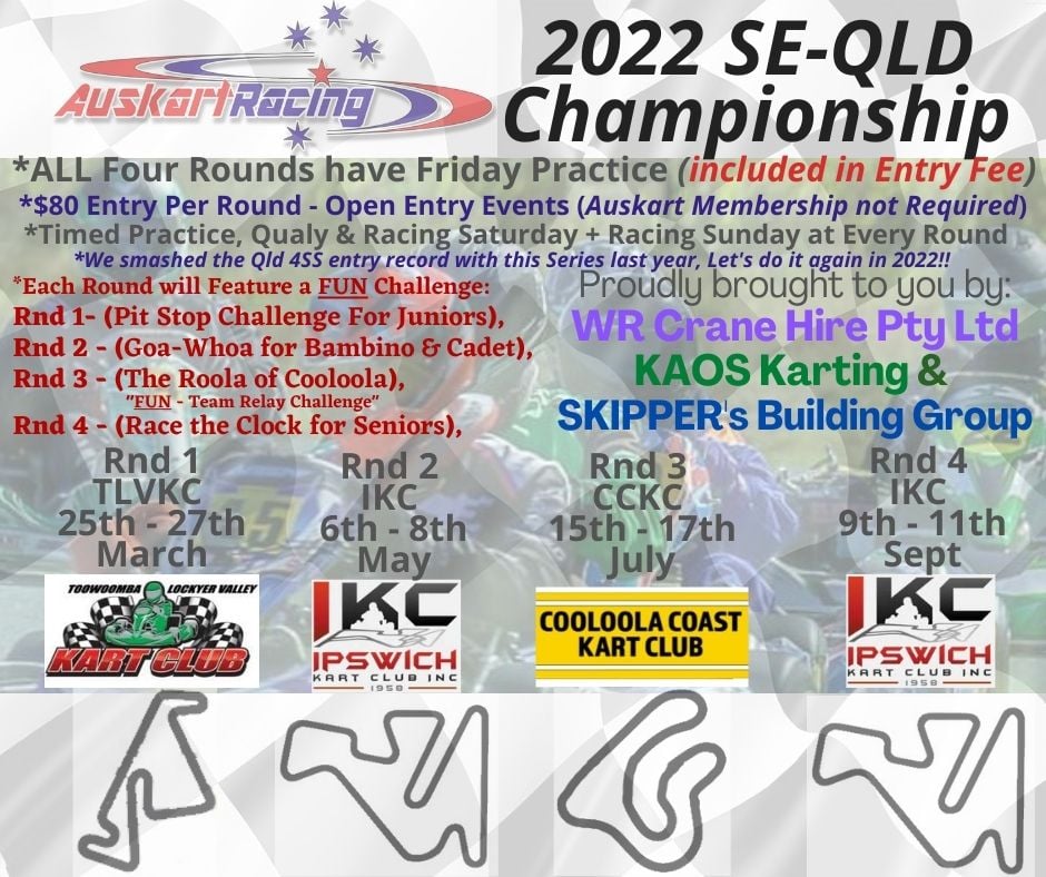 61 FOUR BANGERS are in already....... - Auskart Racing Inc.