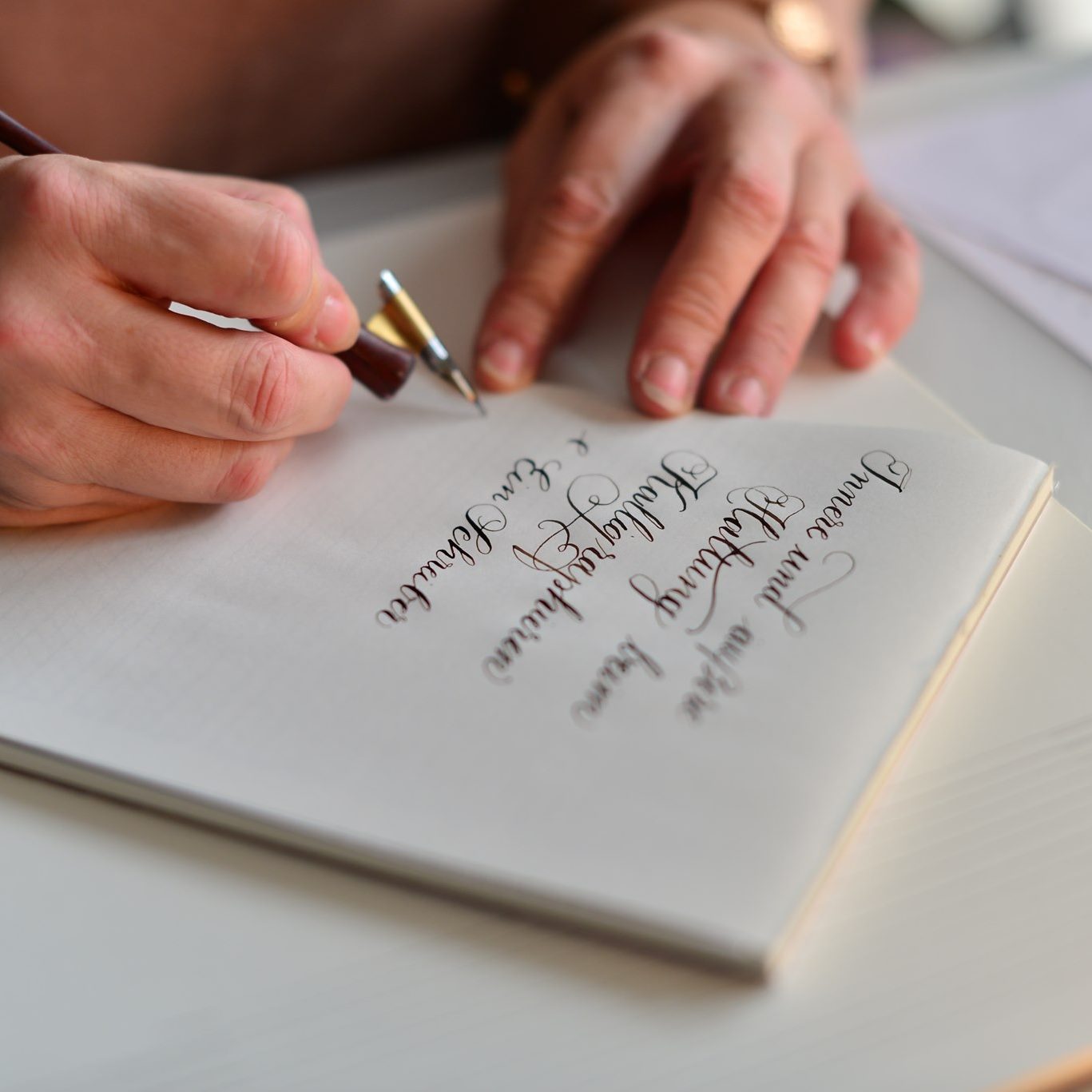 À - Ach, was freu ich mich…zu den Vorbereitungen eines Lettering- und ...