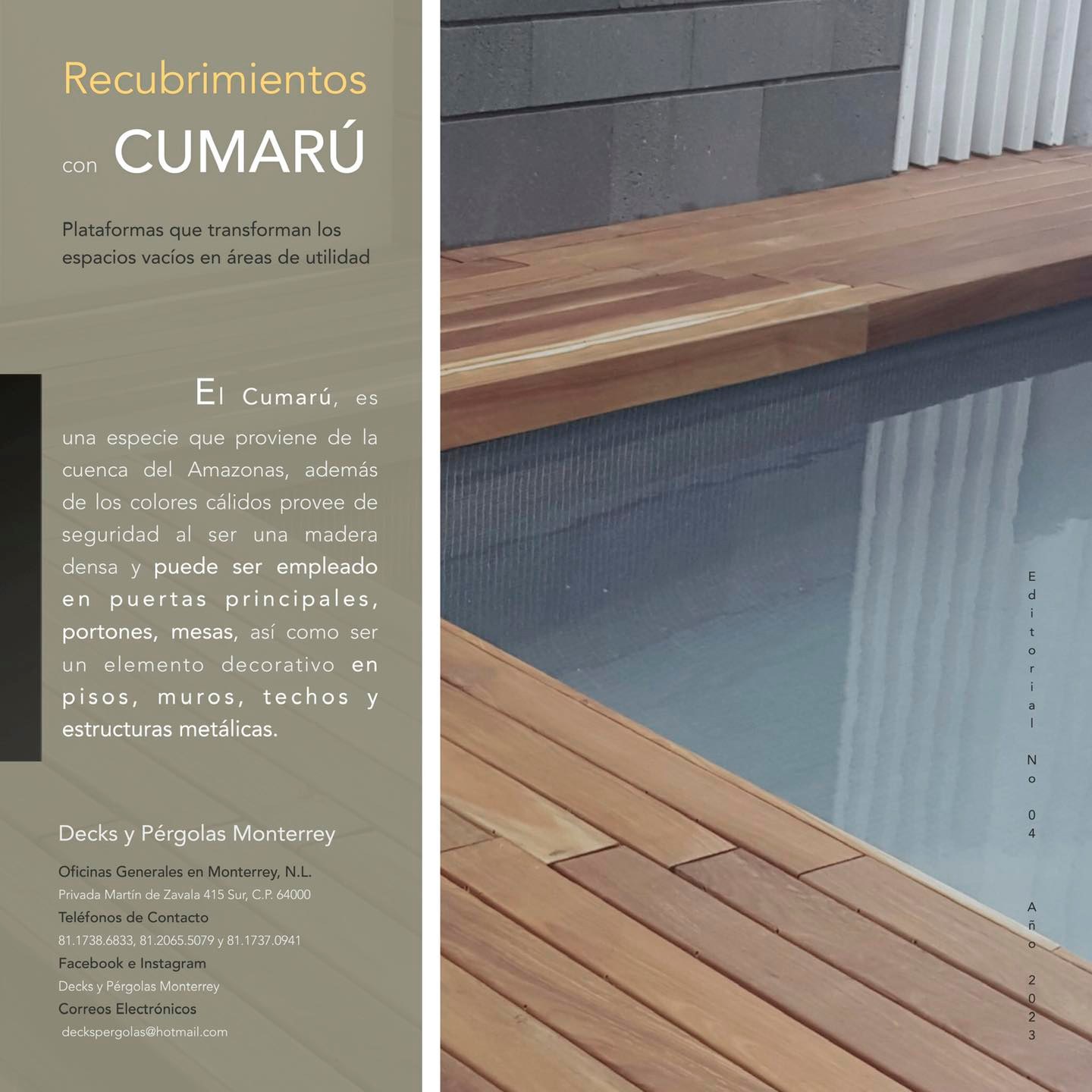 Decks y Pérgolas Monterrey en Saltillo