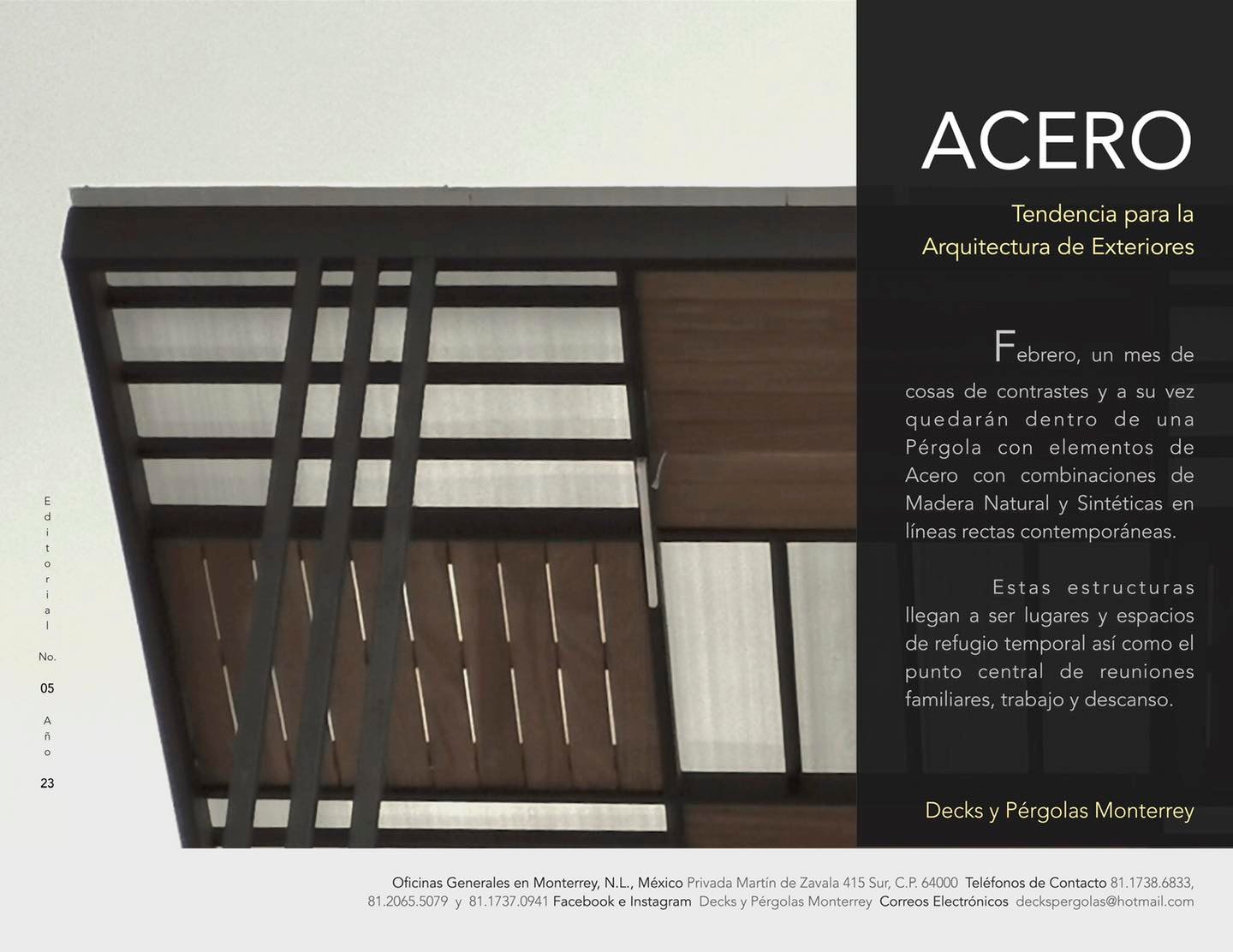 Decks y Pérgolas Monterrey en Saltillo