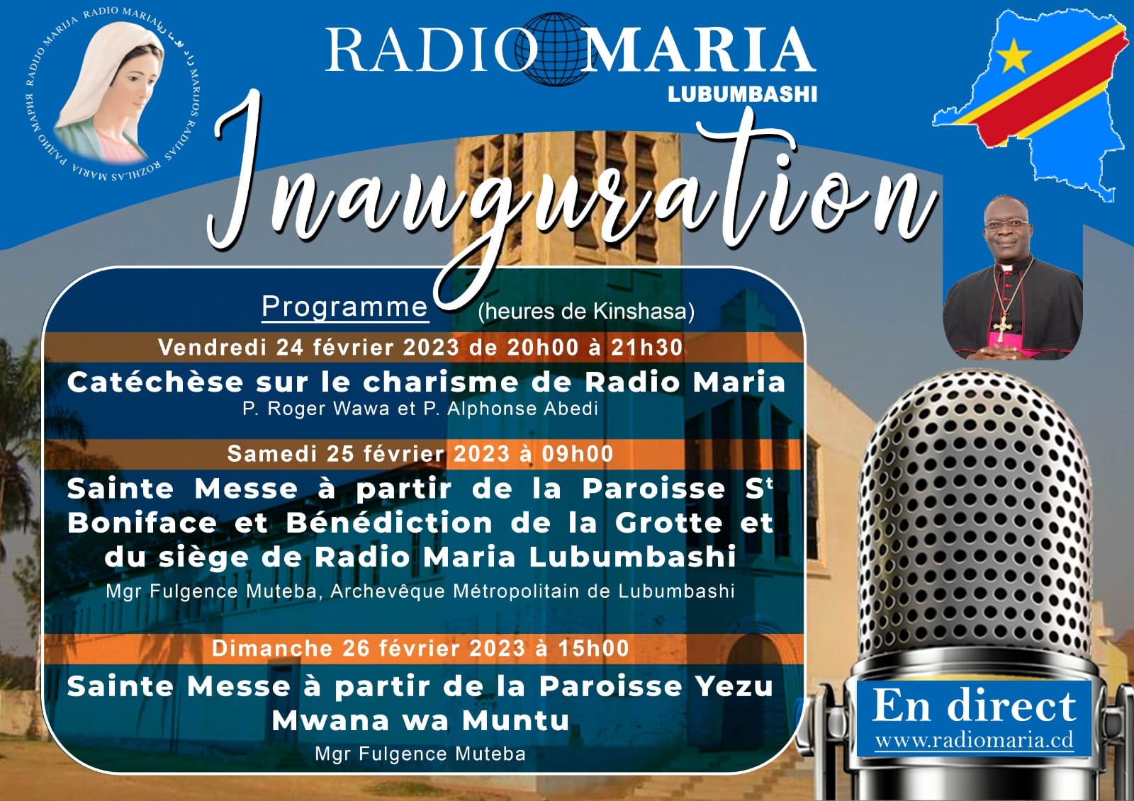 Radio Maria Rdc Kinshasa En Direct Gratuit