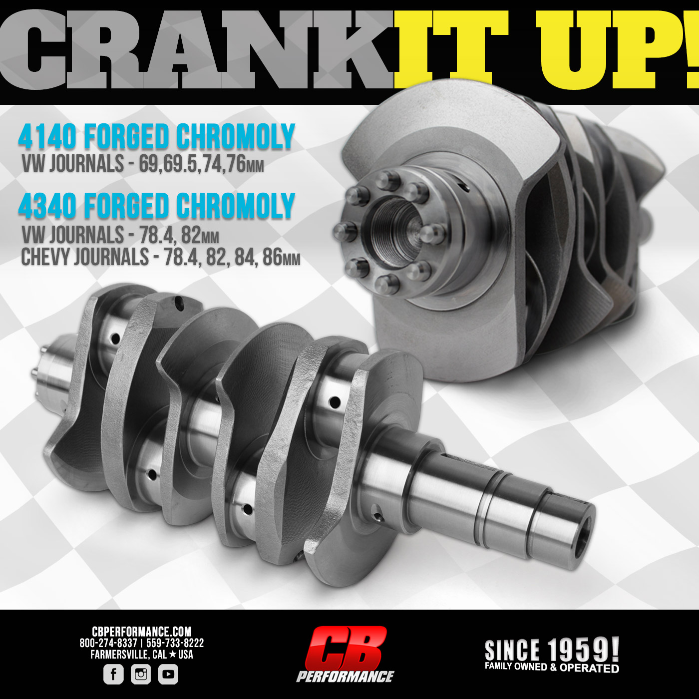 CB's new X-Beam Super Race Rods