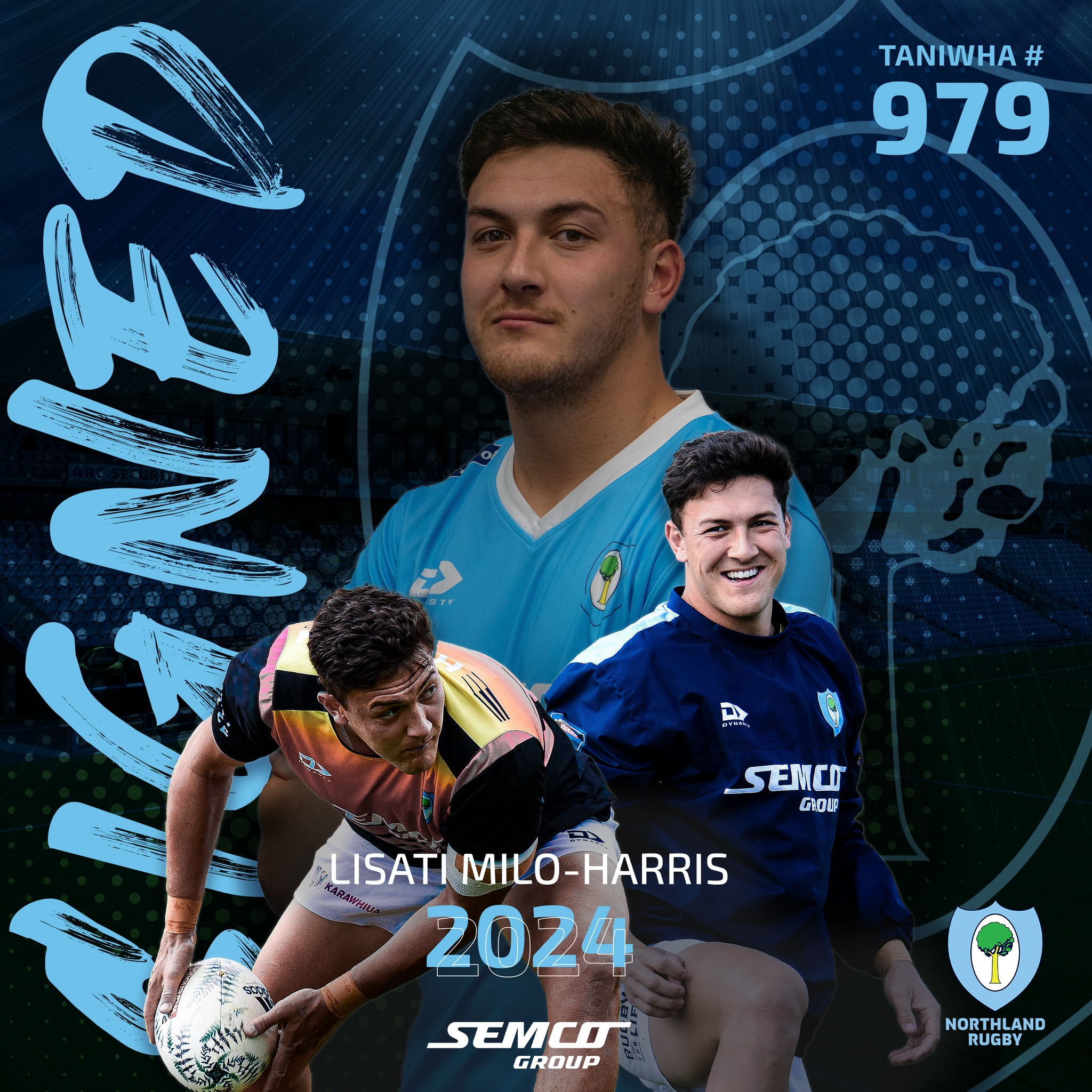 Tama Anderson, Taniwha #987, has re-signed with Northland for 2023
