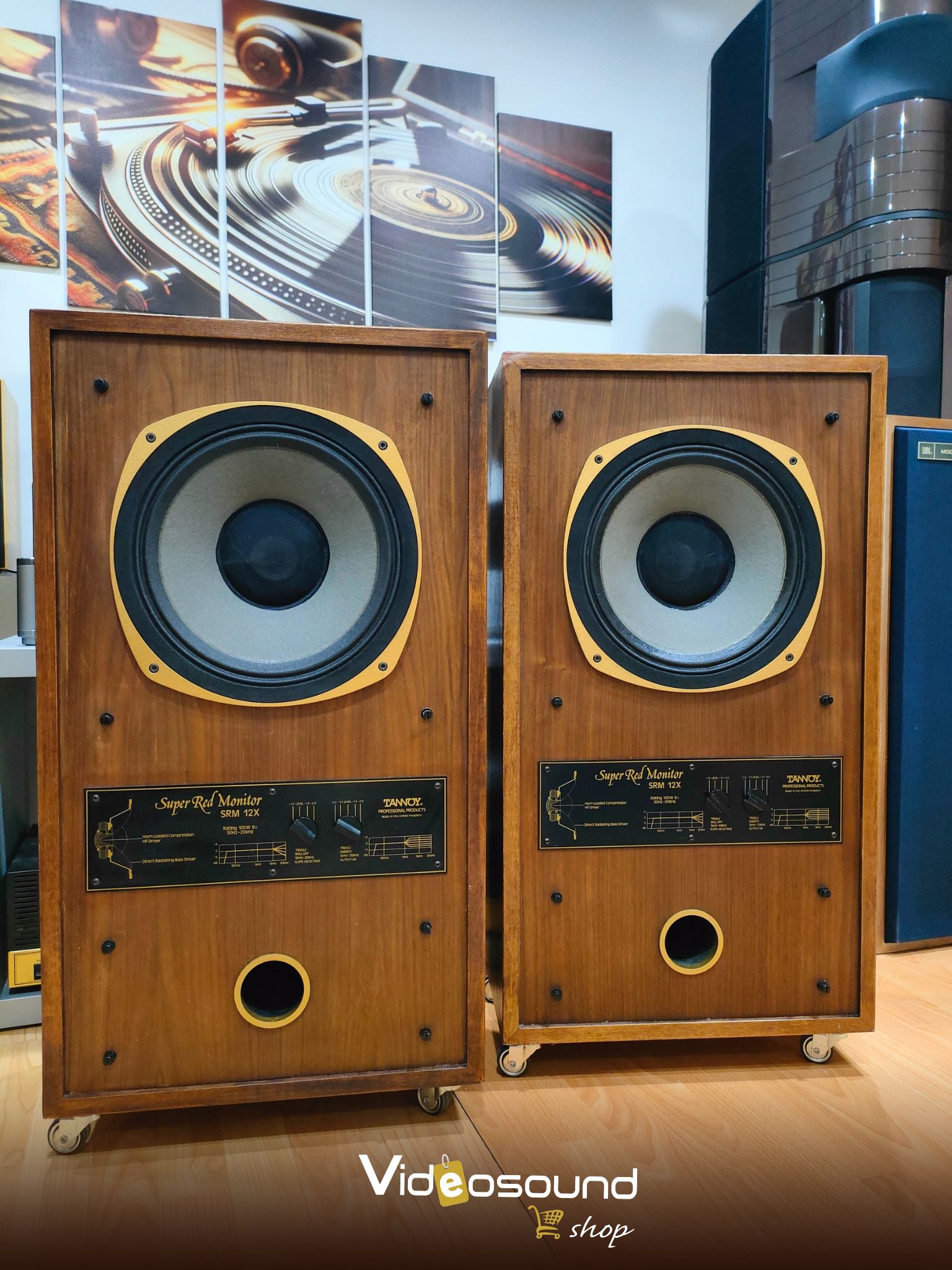 Vintage Tannoy Super Red Monitor SRM 12X speakers for sale